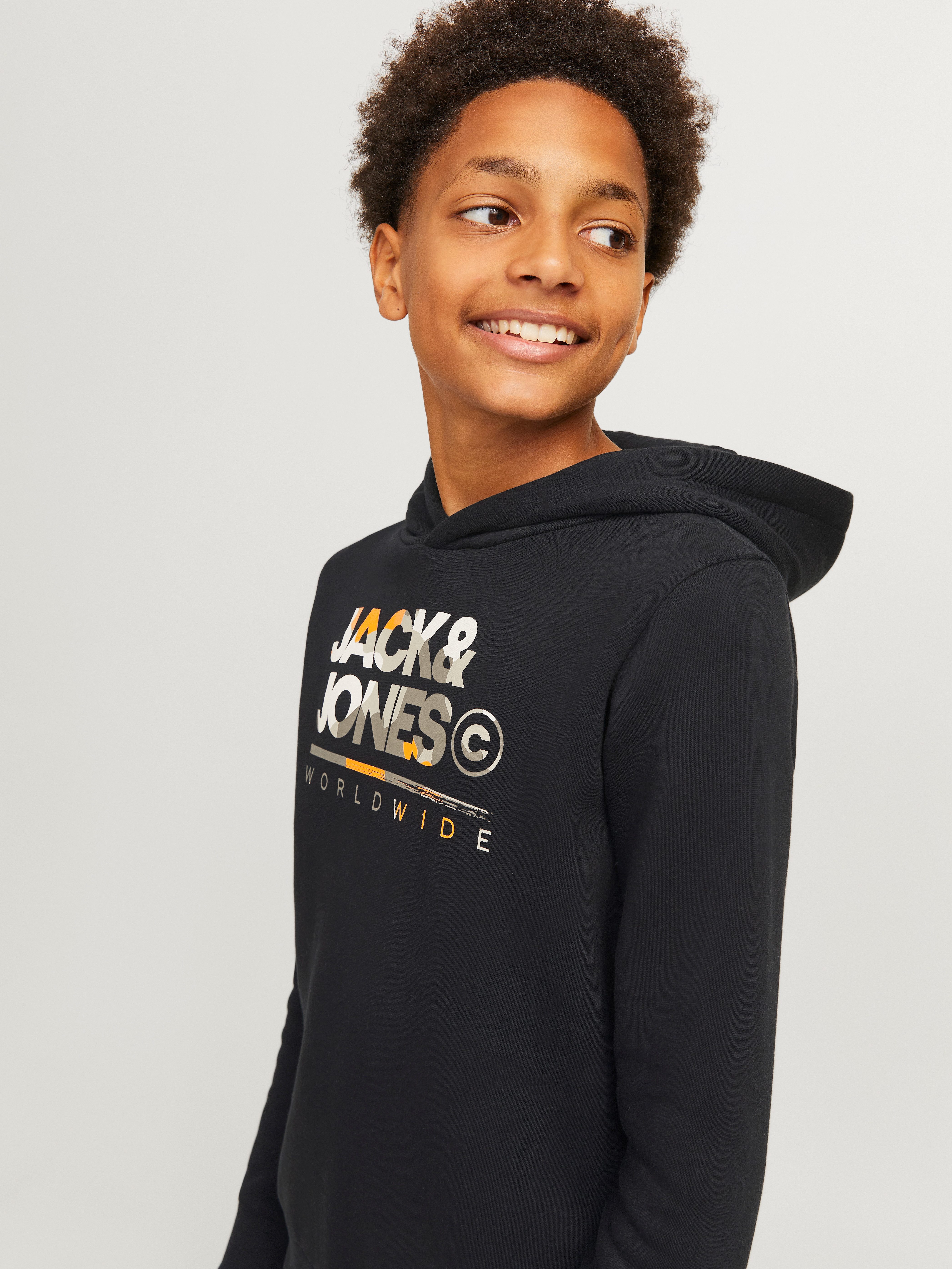 Jack & Jones Junior Hoodie JJLUKE SWEAT HOOD JNR