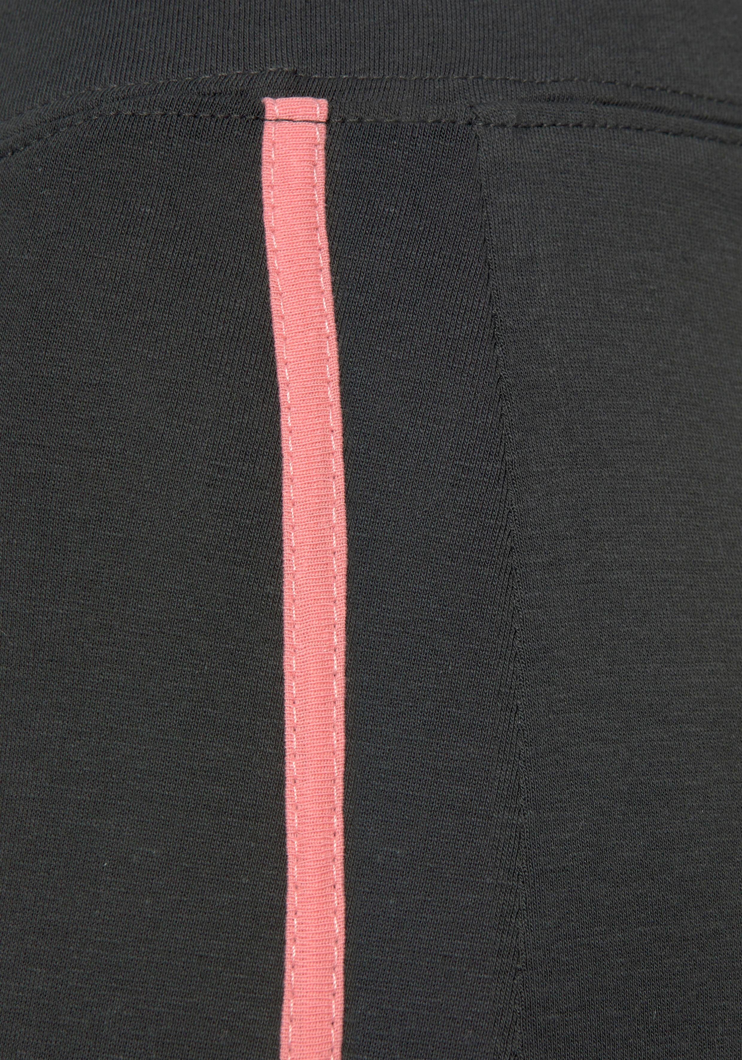 H.I.S Legging Streepinzetten opzij in contrastkleur