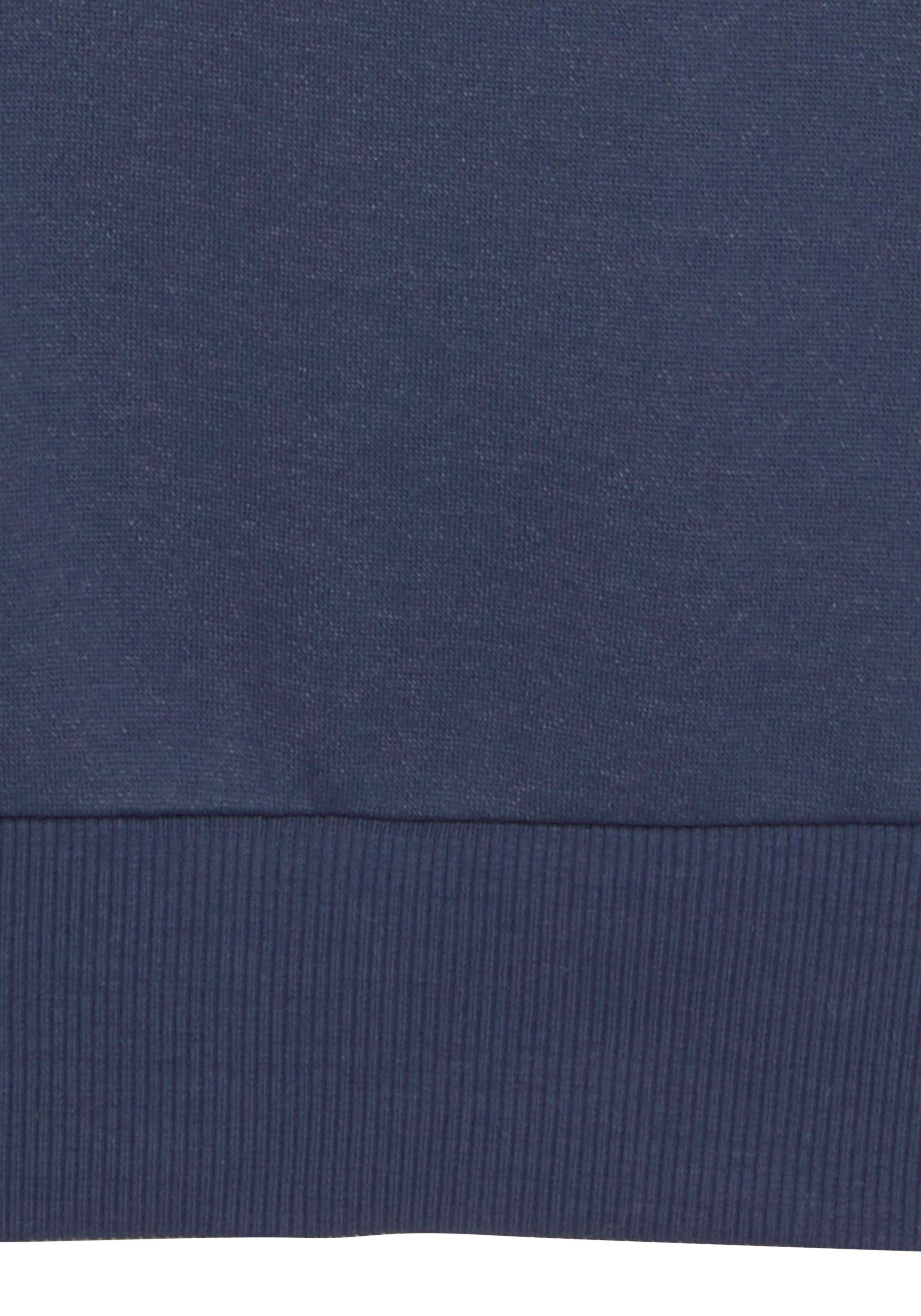 H.I.S Sweatshirt met contraststrepen aan de voorkant en mouwen, loungepak