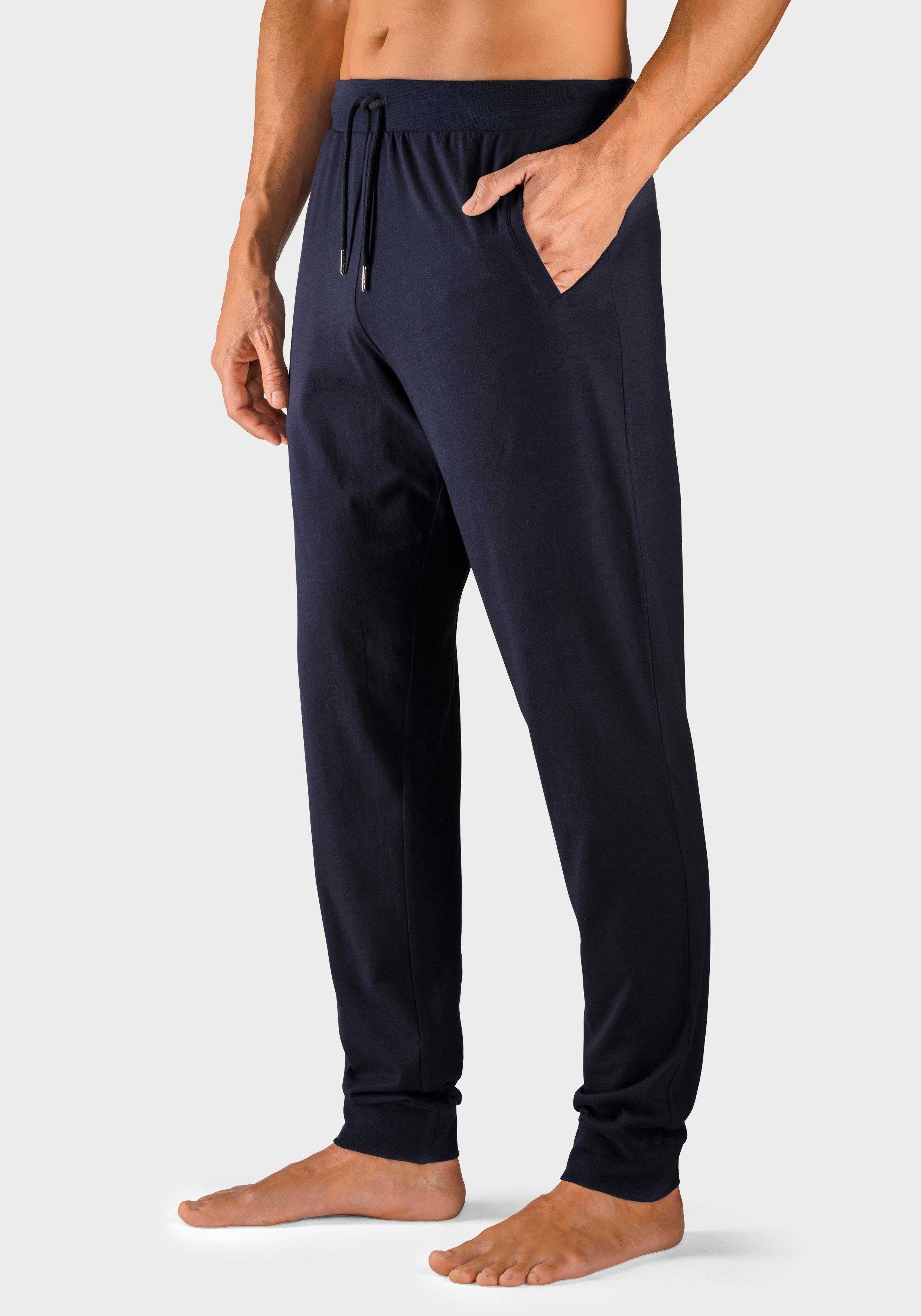 AUTHENTIC LE JOGGER Pyjamabroek van zacht single-jerseymateriaal (set, 2)
