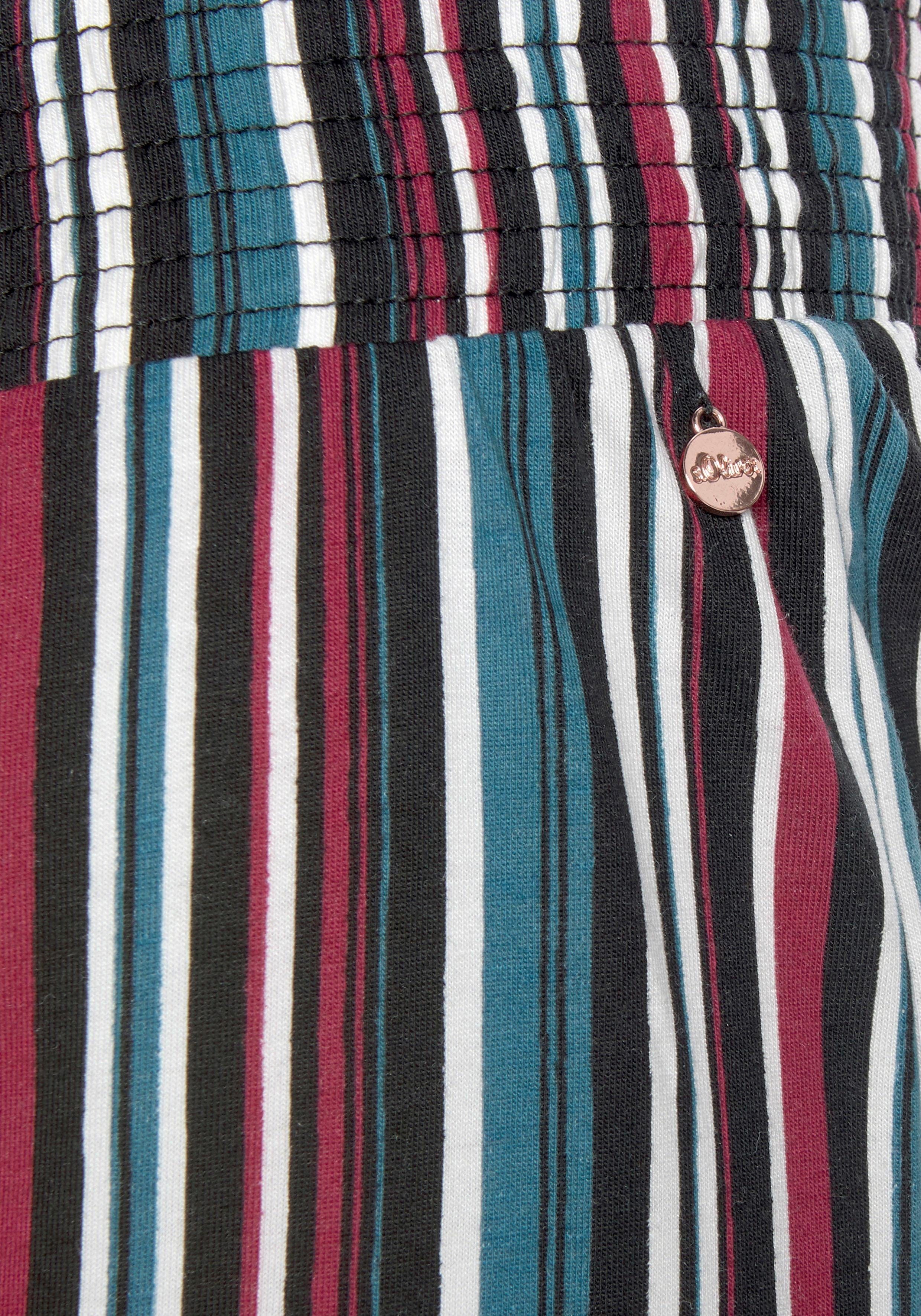 s.Oliver RED LABEL Beachwear Pyjamabroek motief all-over met elastische band