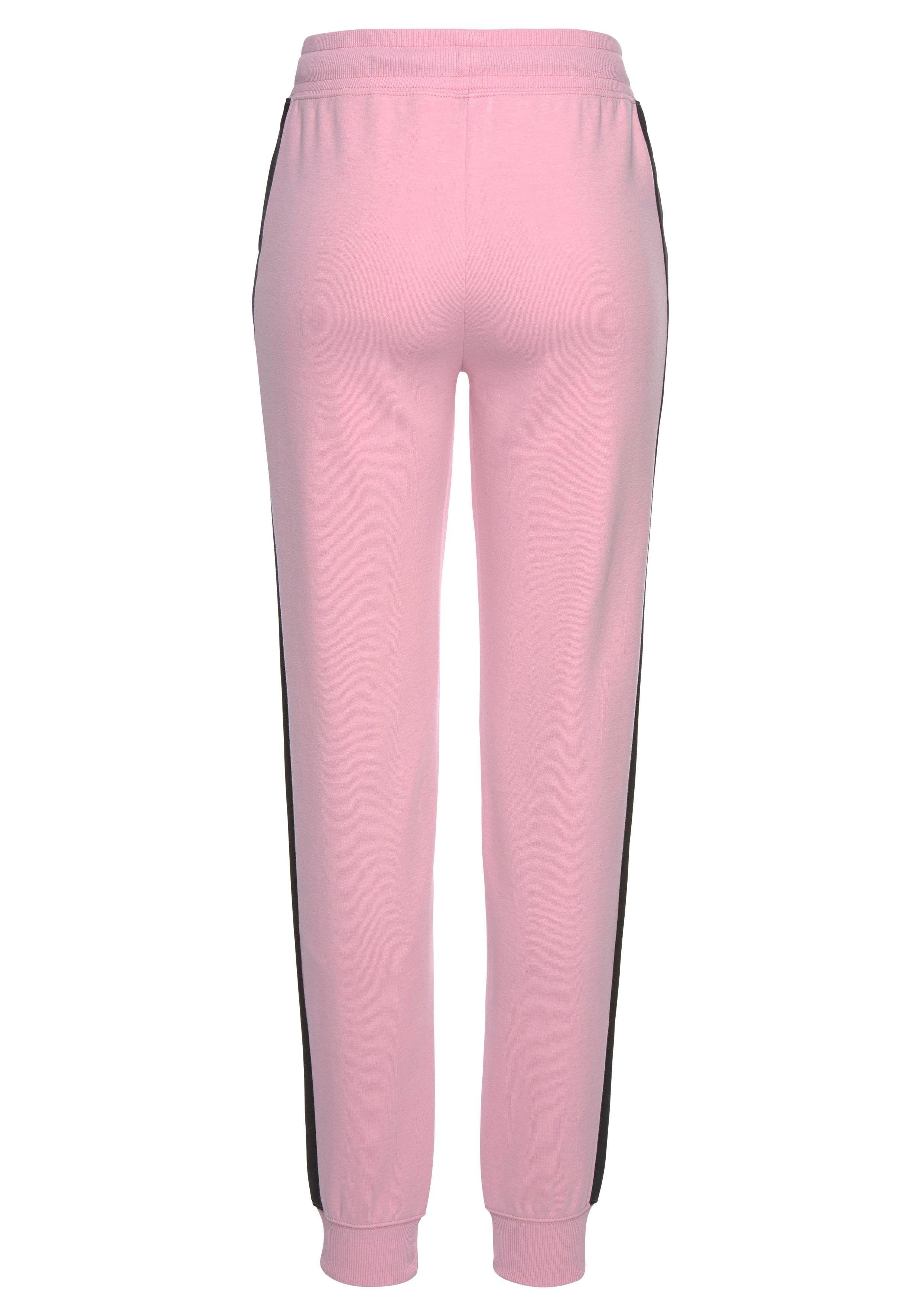 Bench. Loungewear Sweatbroek met zijstrepen en smalle pijpen, loungepak