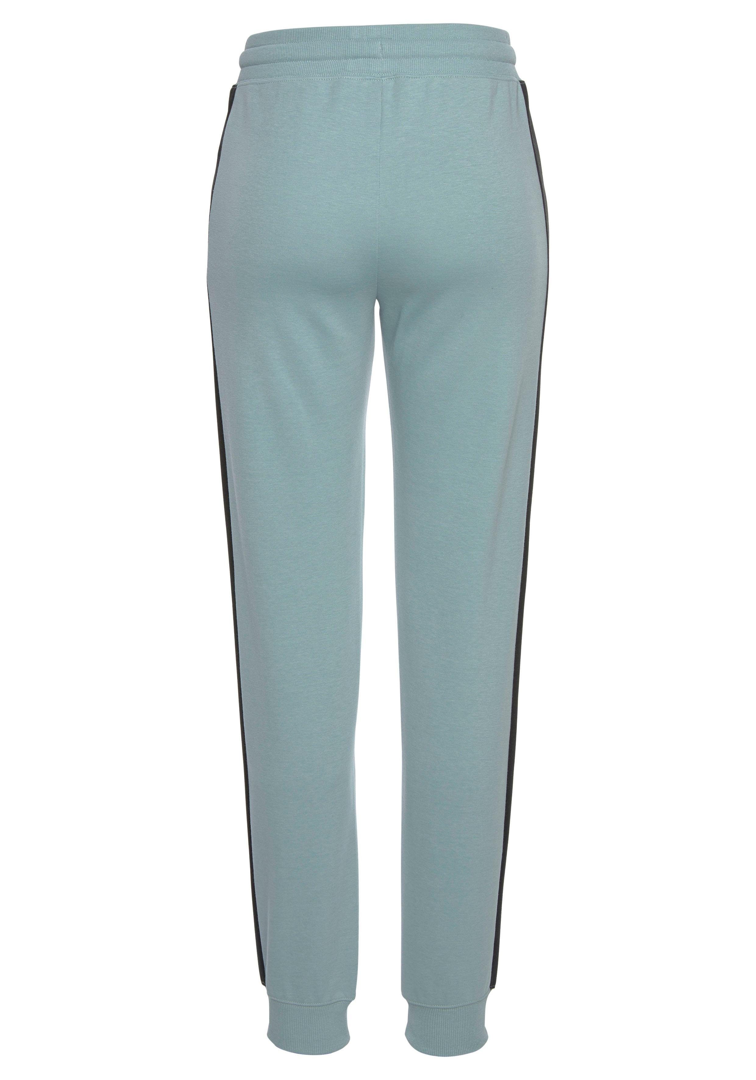 Bench. Loungewear Sweatbroek met zijstrepen en smalle pijpen, loungepak