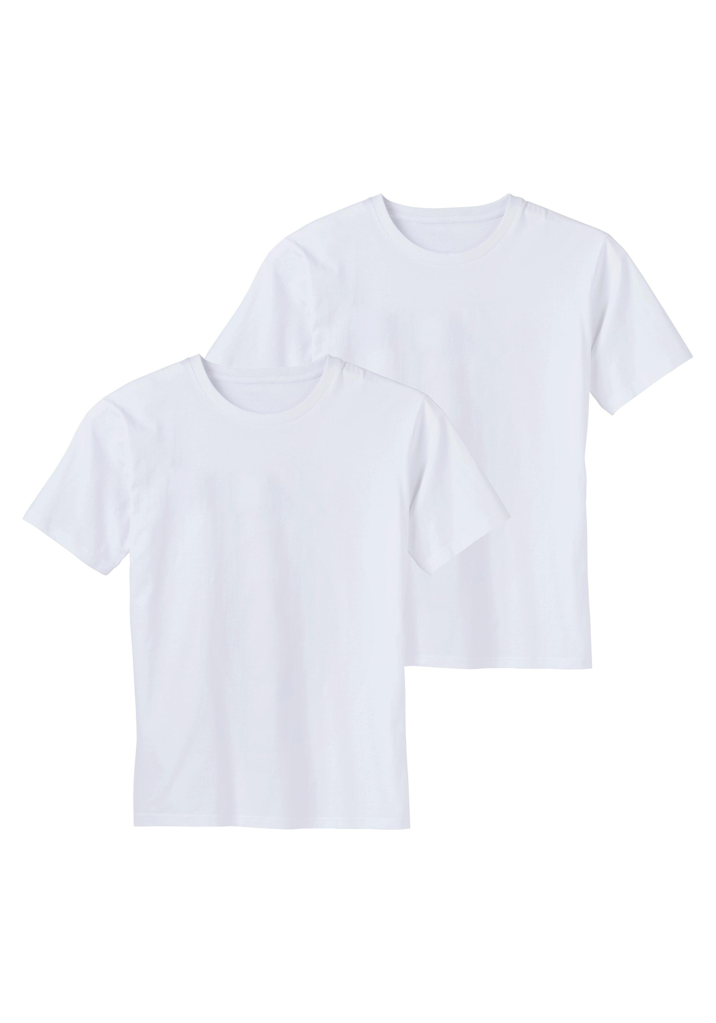 Bench. Loungewear T-shirt Basic in uni (Set van 2)
