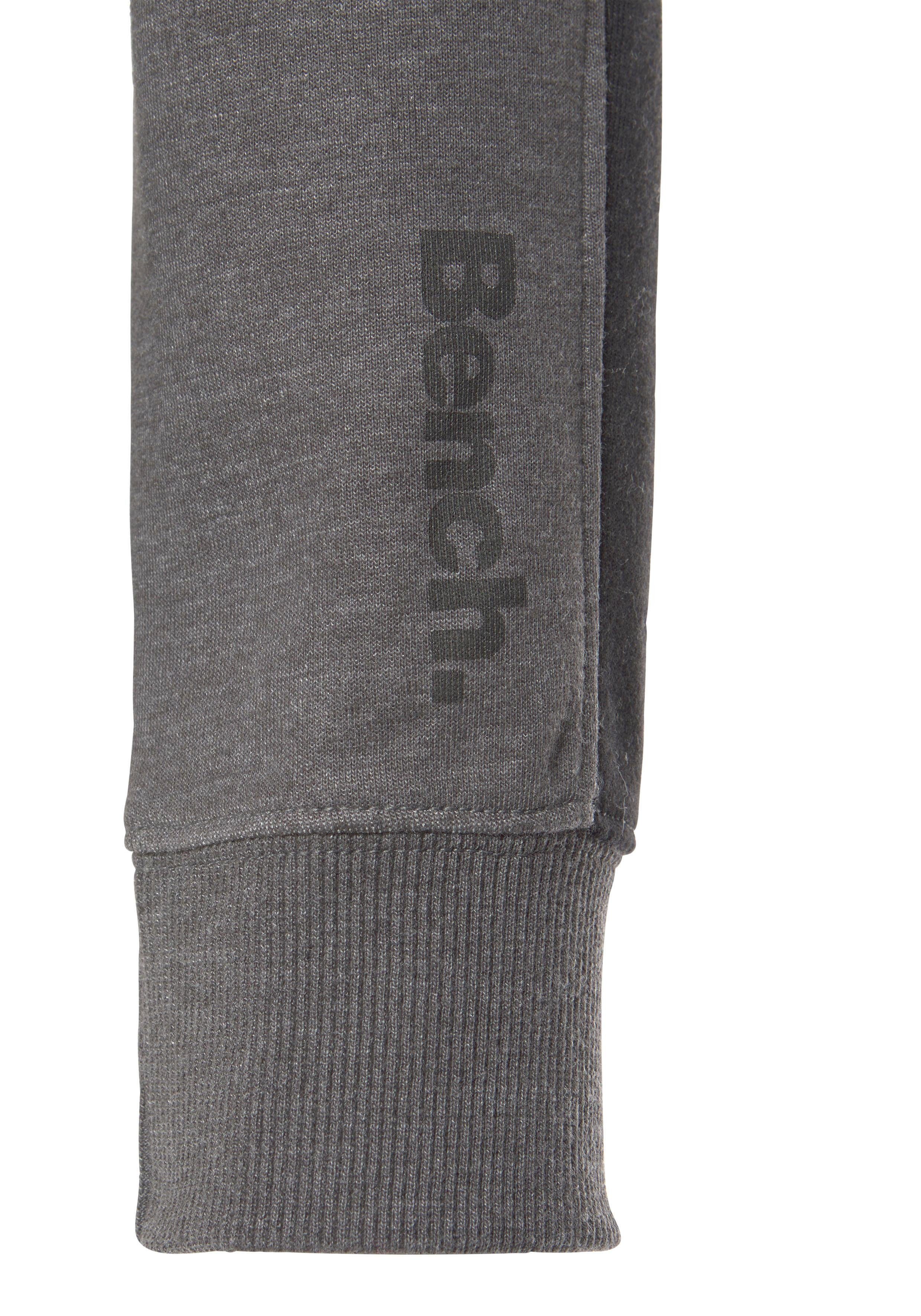 Bench. Loungewear Sweatvest met zijstrepen en staande kraag, loungepak