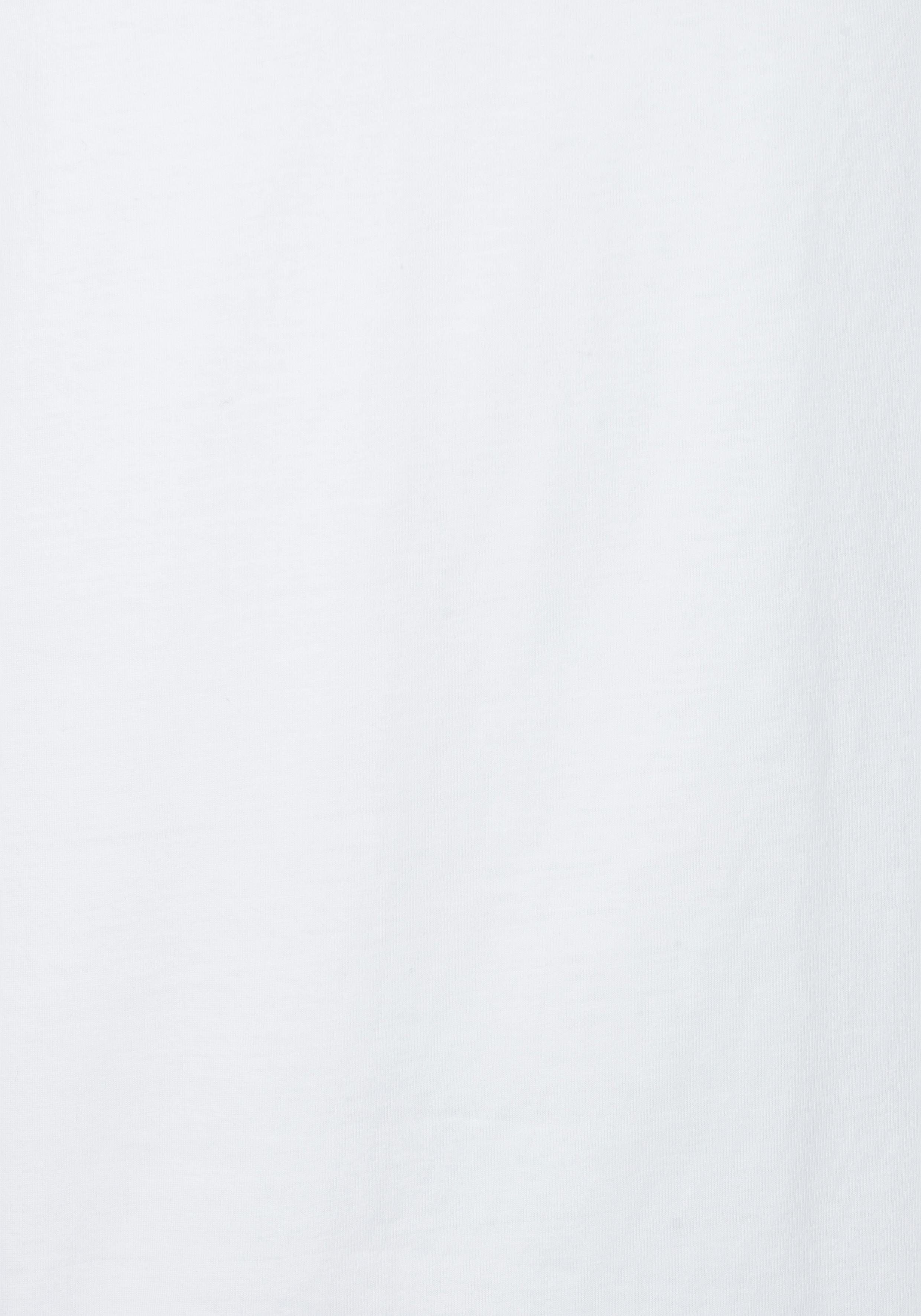 s.Oliver RED LABEL Beachwear T-shirt in uni (Set van 3)