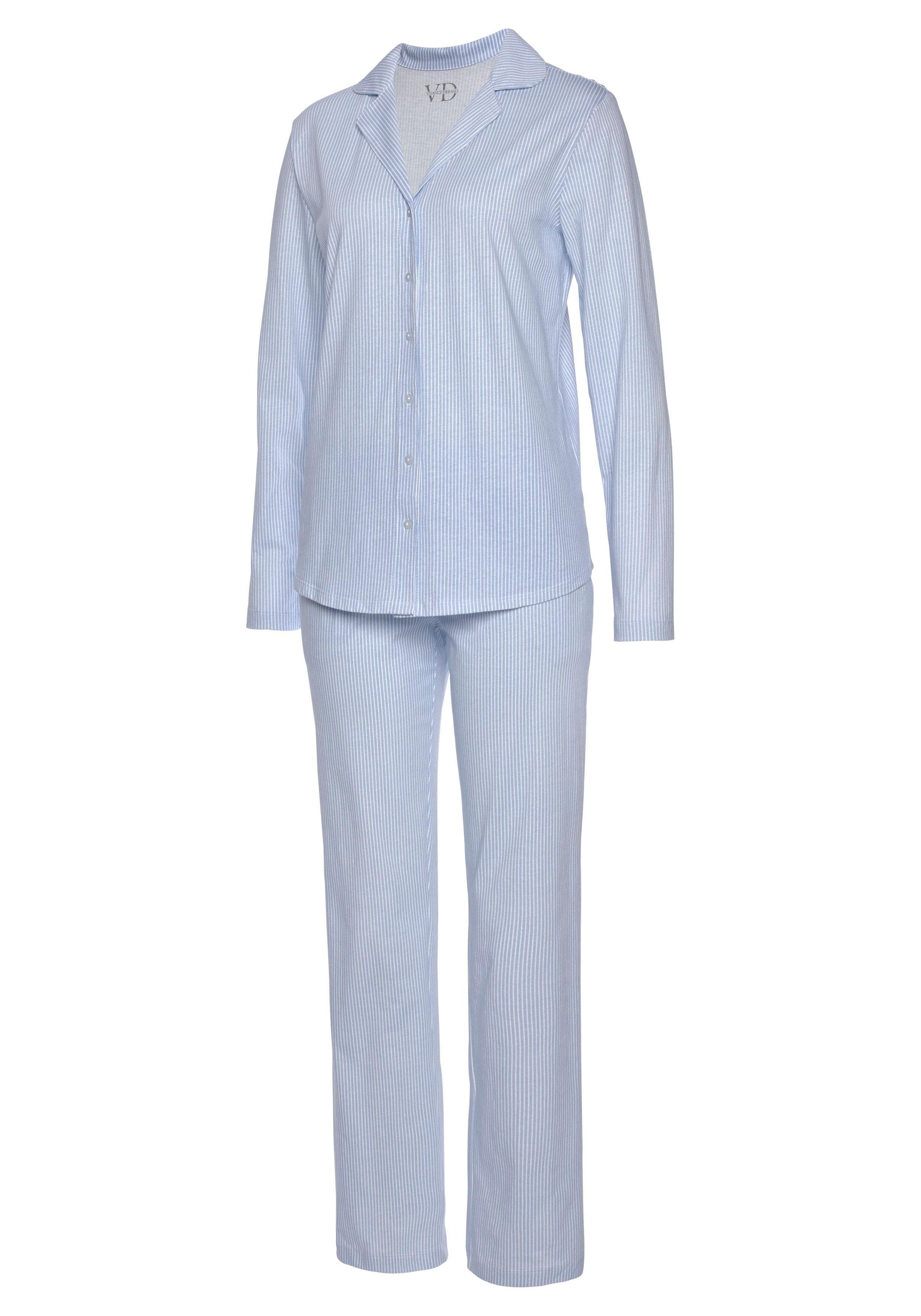 Vivance Dreams Pyjama met een fijn patroon (2-delig, 1 stuk)