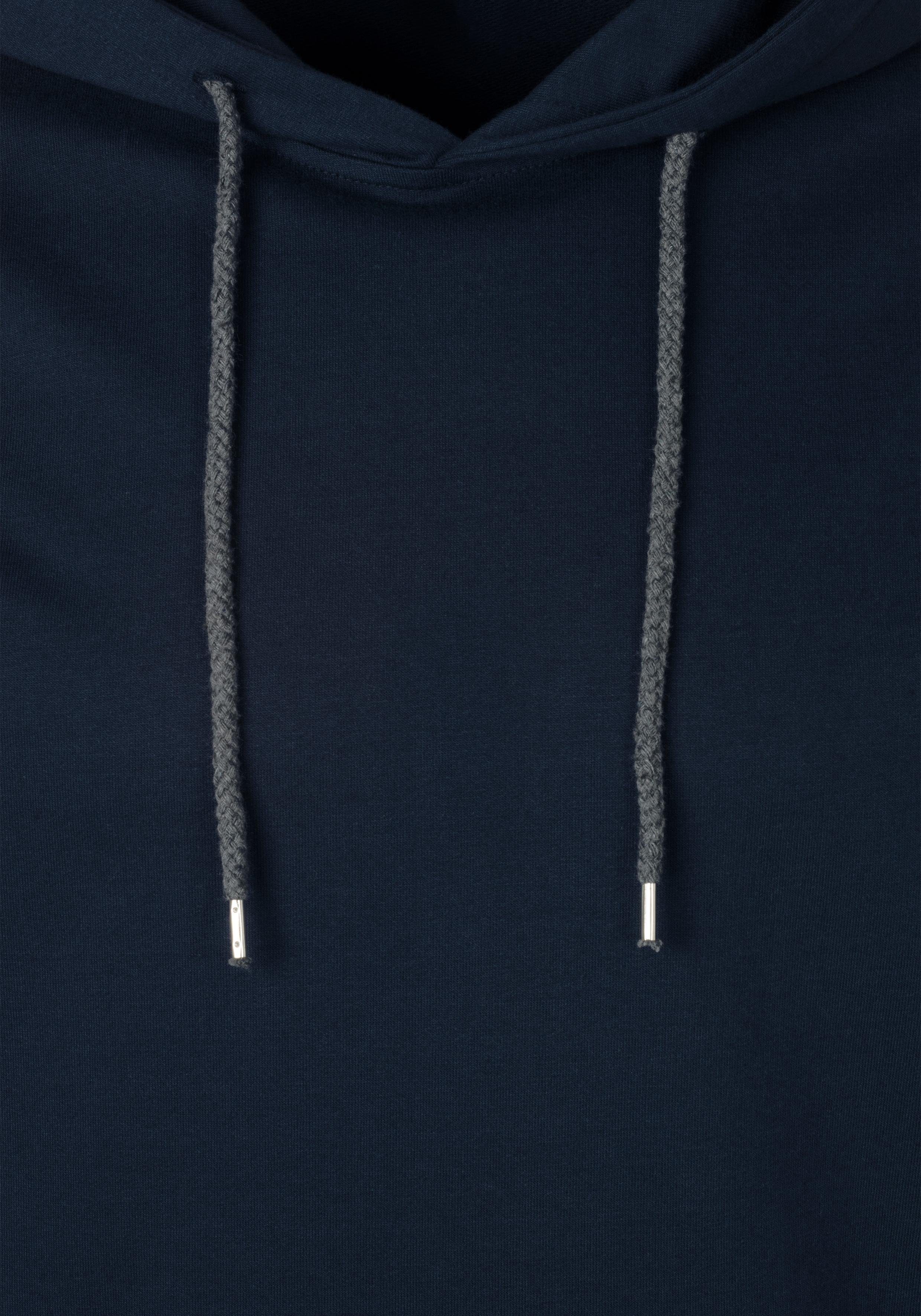 Bench. Loungewear Hoodie Langarm, sweatshirt met ronde hals en capuchon, katoenmix