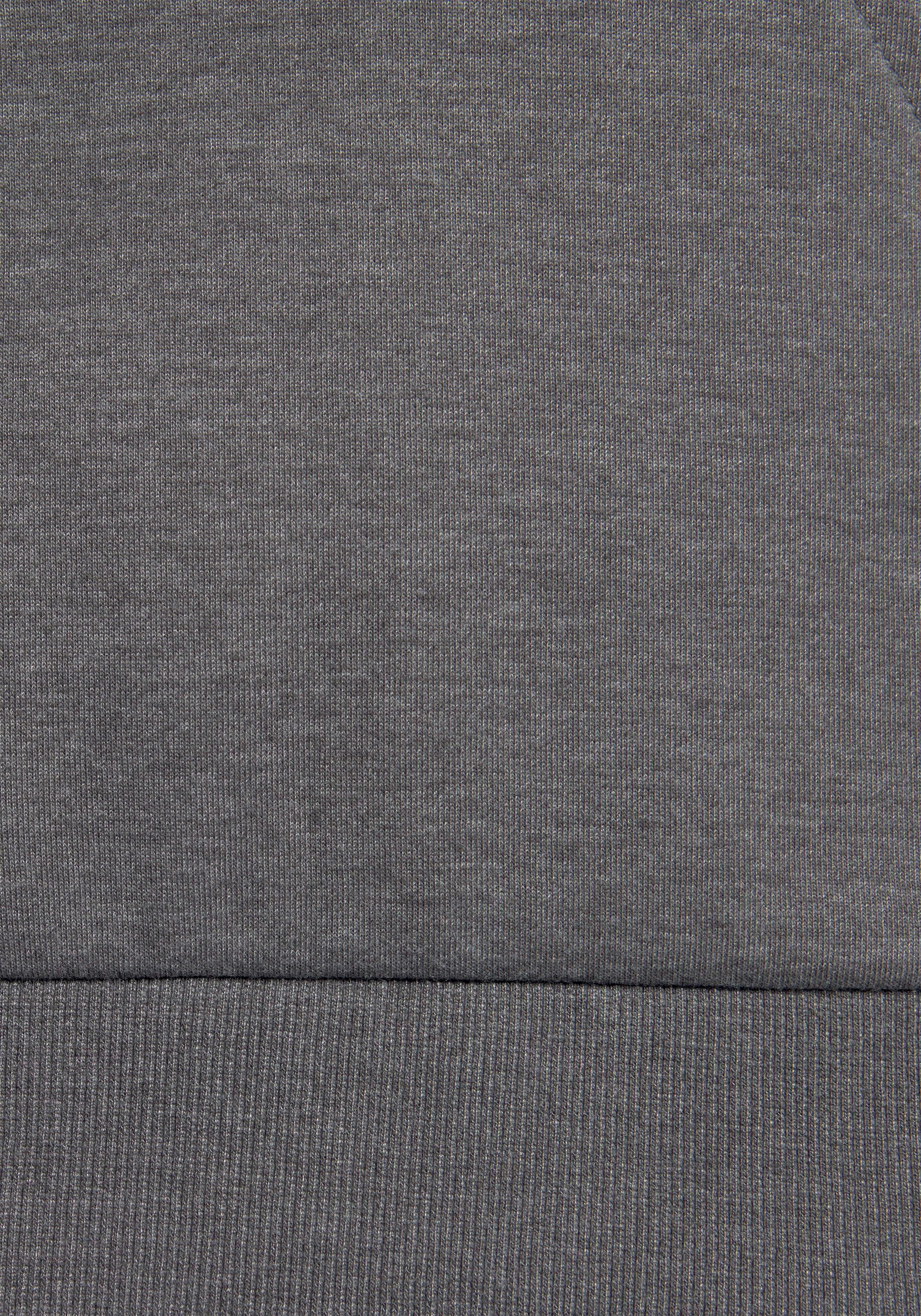 Bench. Loungewear Hoodie met zijstrepen en kangoeroe zak, loungewear