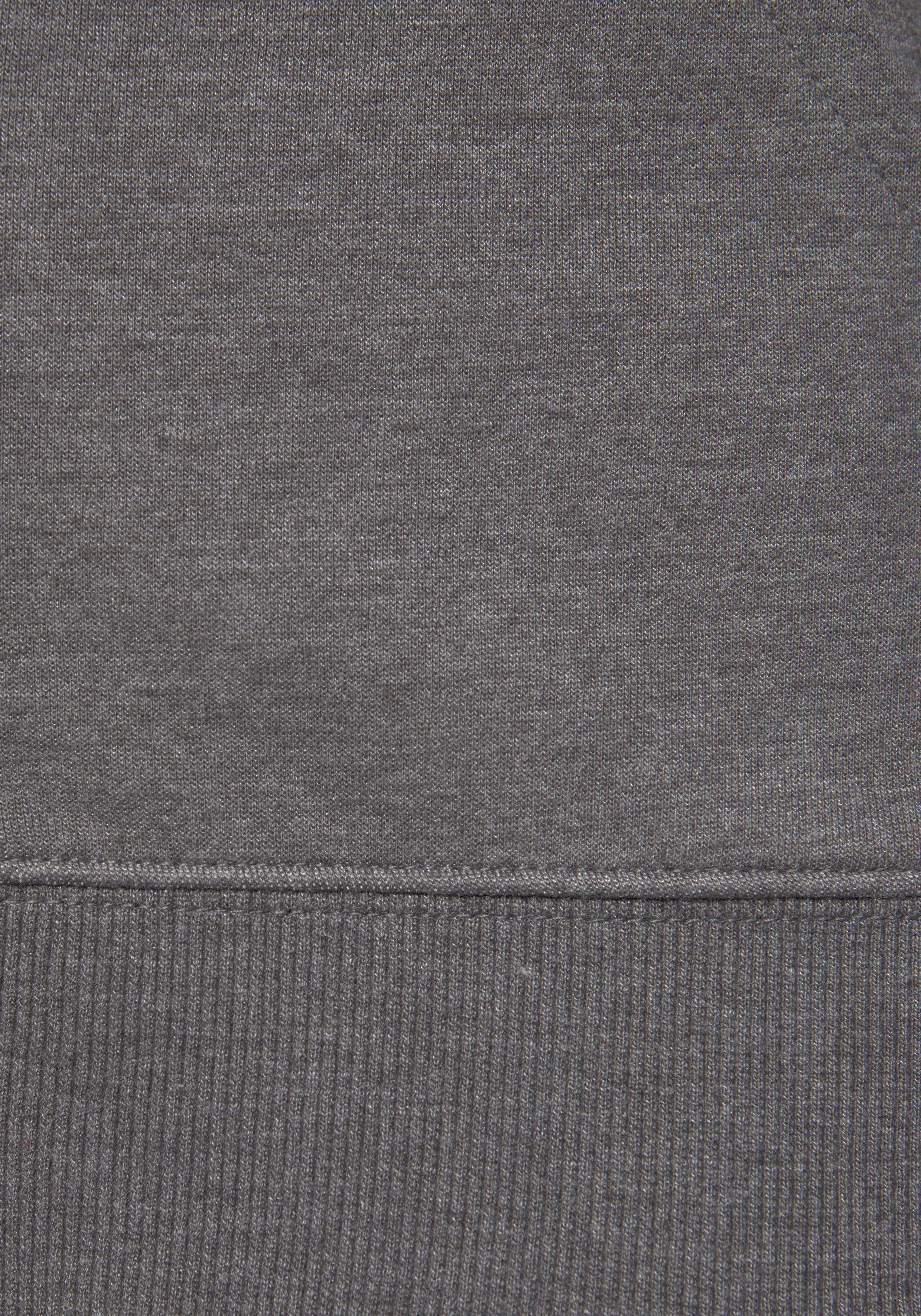 Bench. Loungewear Sweatvest met zijstrepen en staande kraag, loungepak