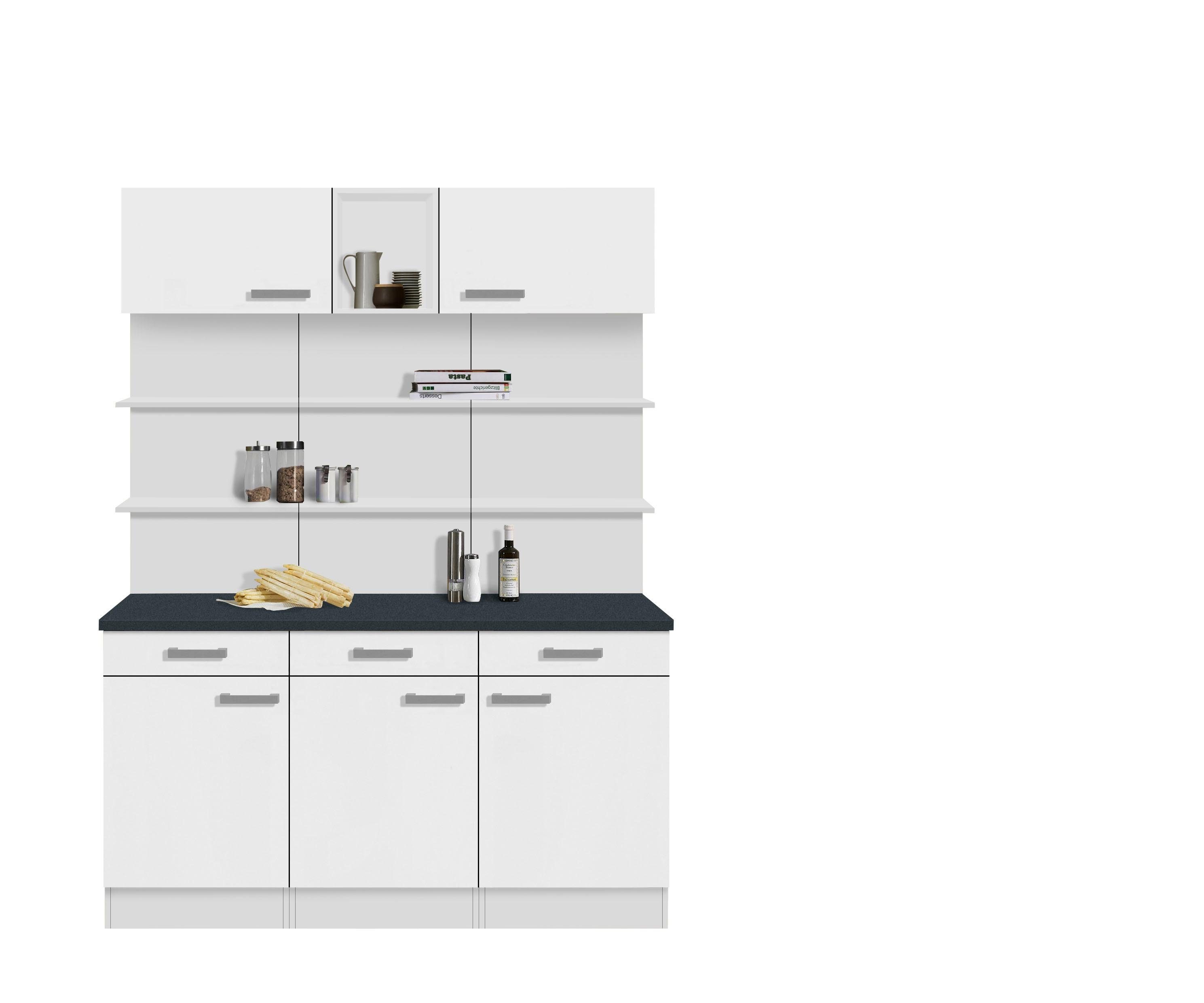 OPTIFIT Buffetkast Odense 150 cm breed, voor veel bergruimte buffetkasten wit