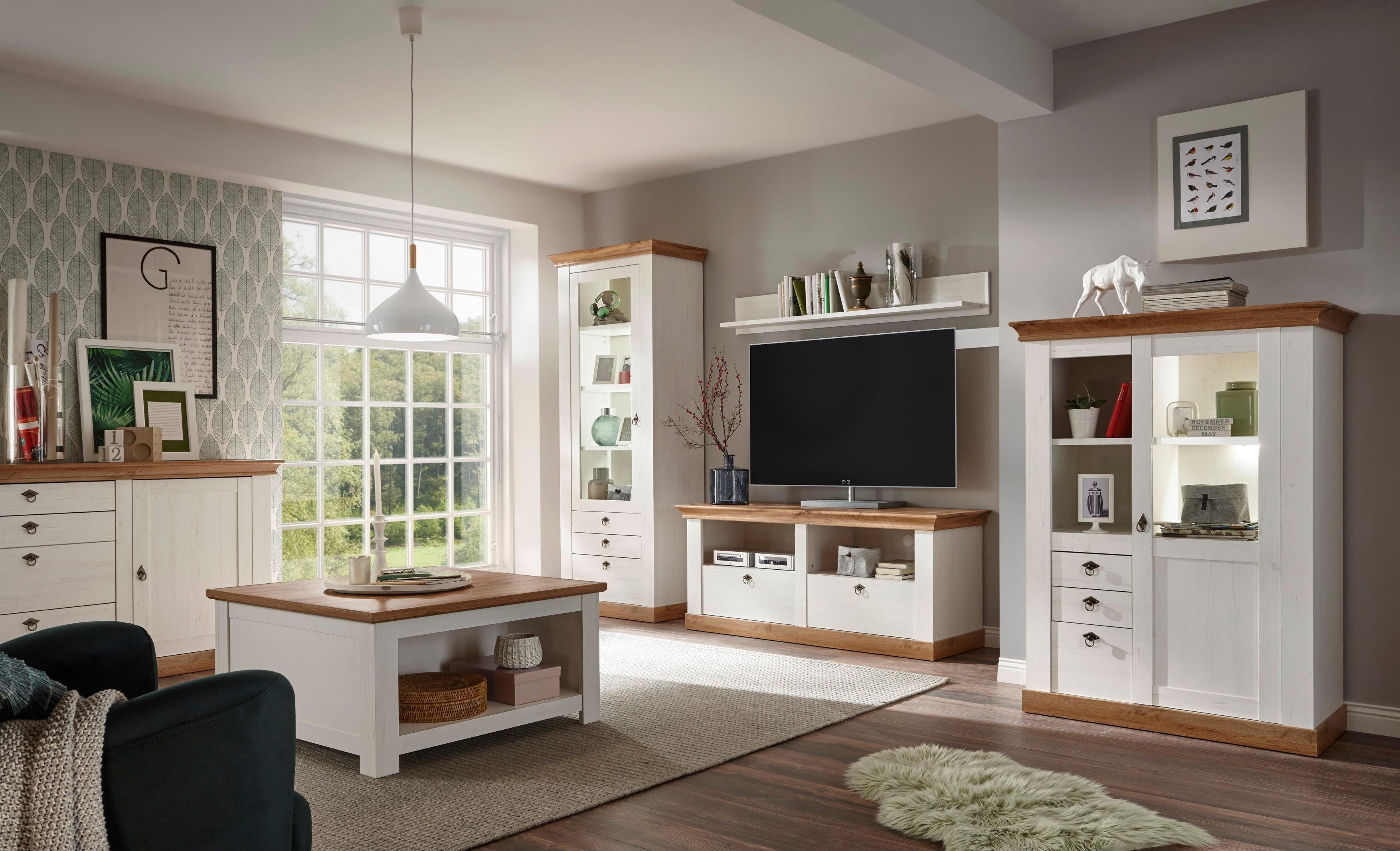 Home affaire Highboard Cremona Hoogte 139 cm