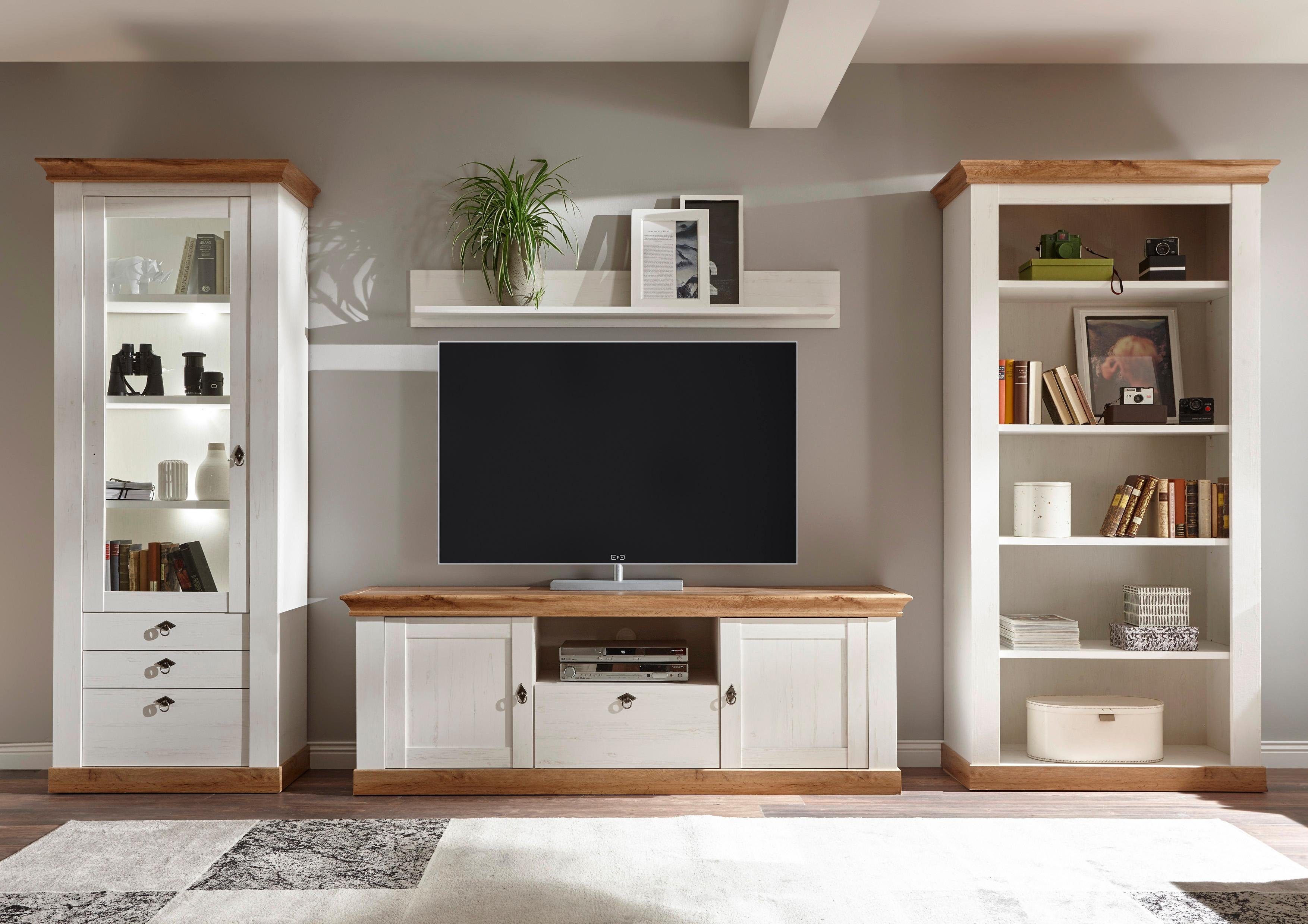 Home affaire Wandmeubel Cremona tv-wandmeubels wit