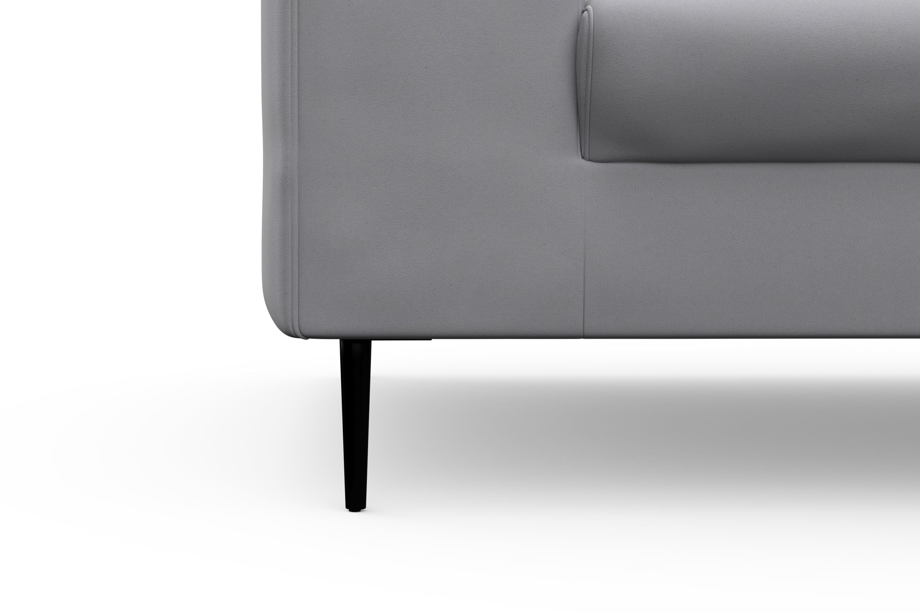DOMO collection Hoekbank Modica compact en elegant, breedte 244, L-vorm