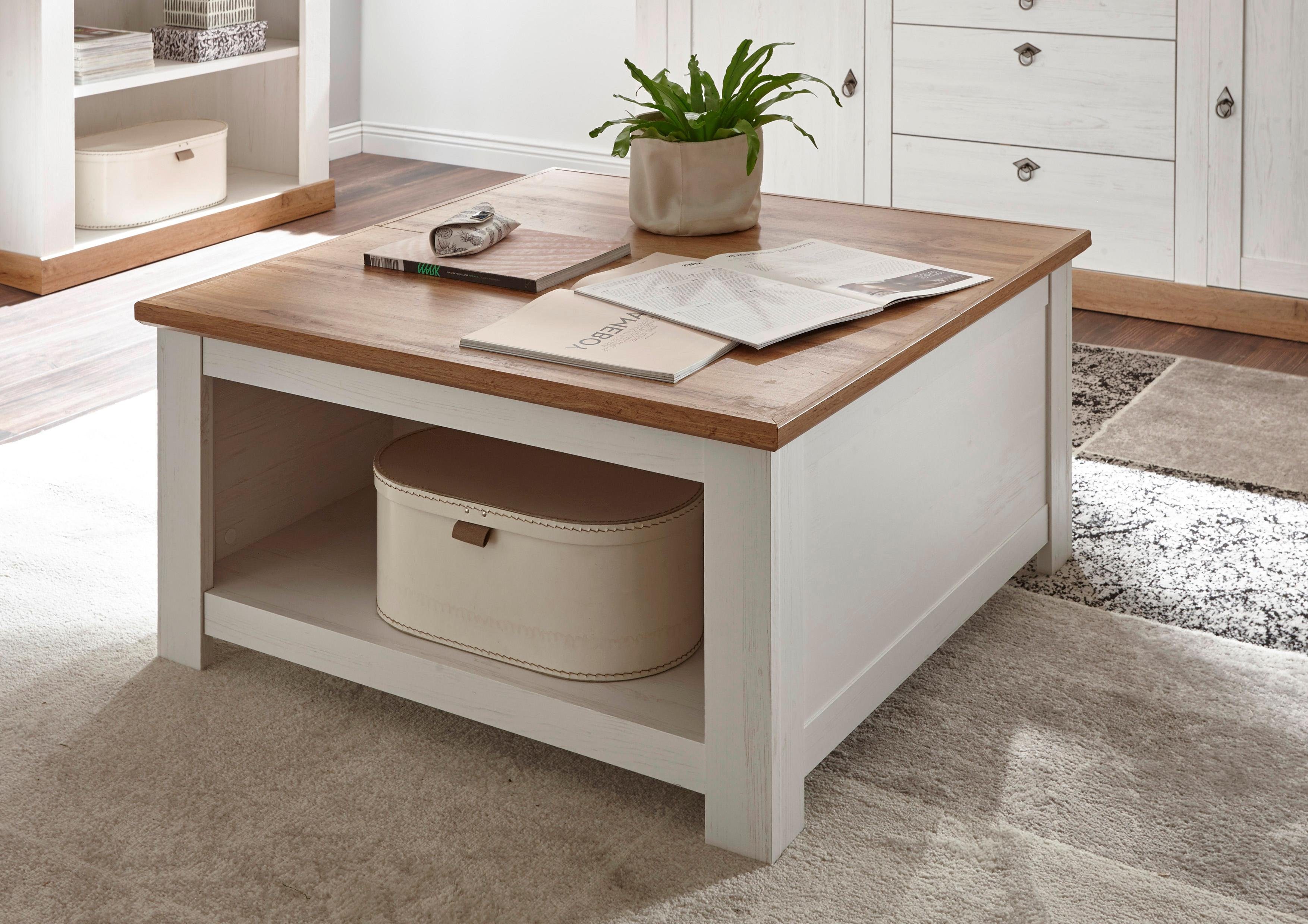 Home affaire Salontafel Cremona Hoogte 50 cm salontafels wit