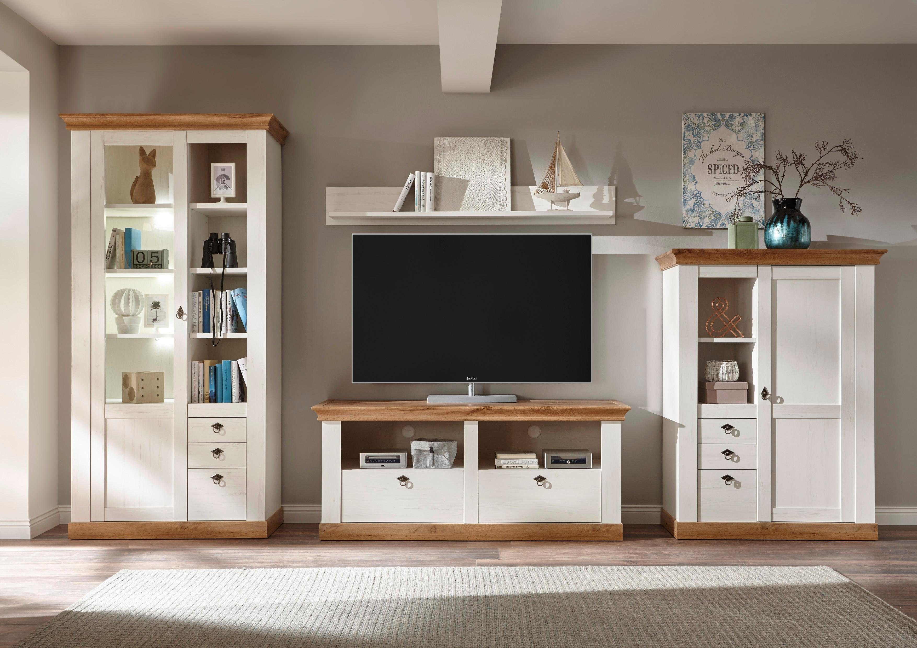 Home affaire Vitrinekast Cremona Hoogte 204 cm