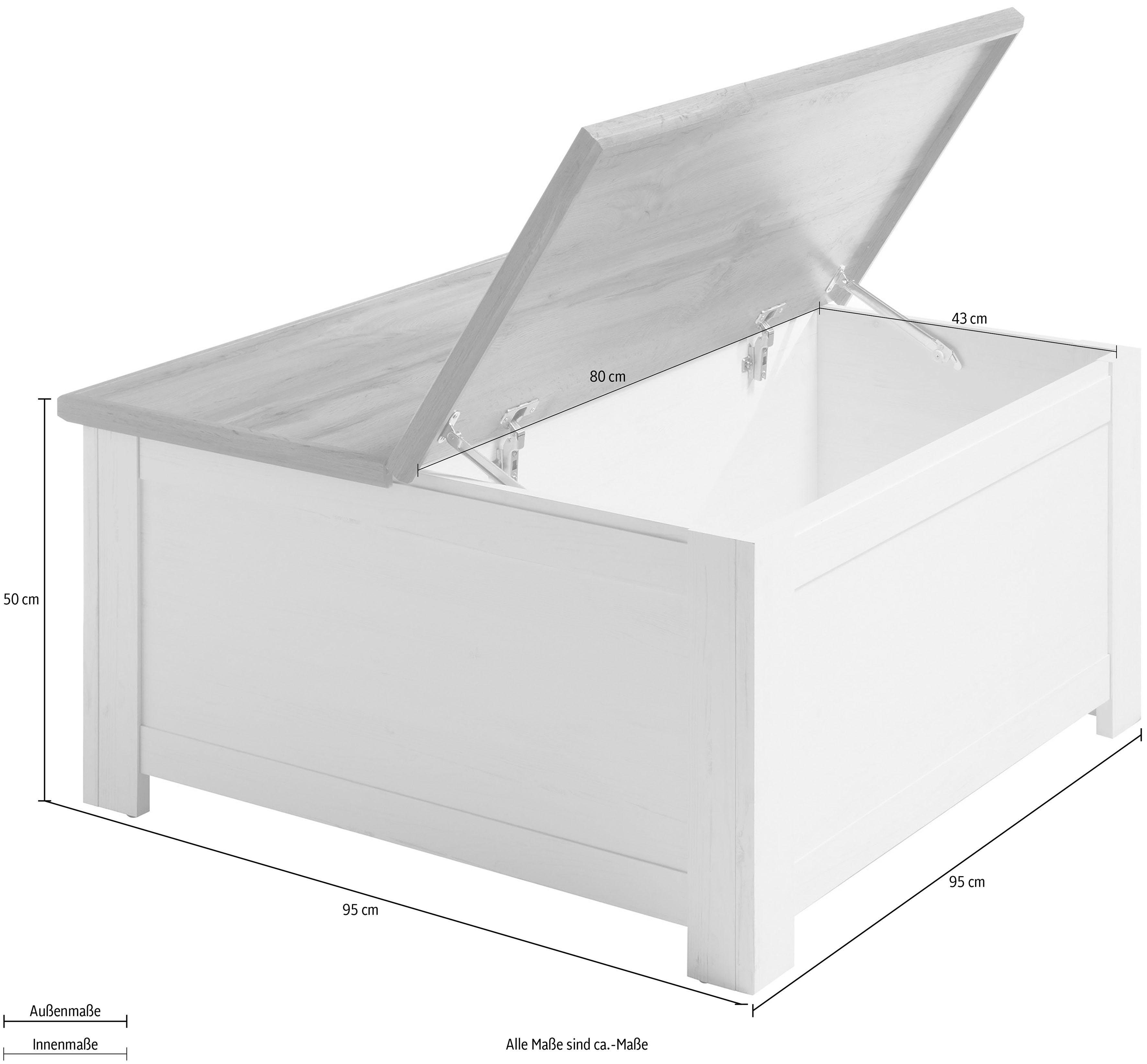 Home affaire Salontafel Cremona Hoogte 50 cm