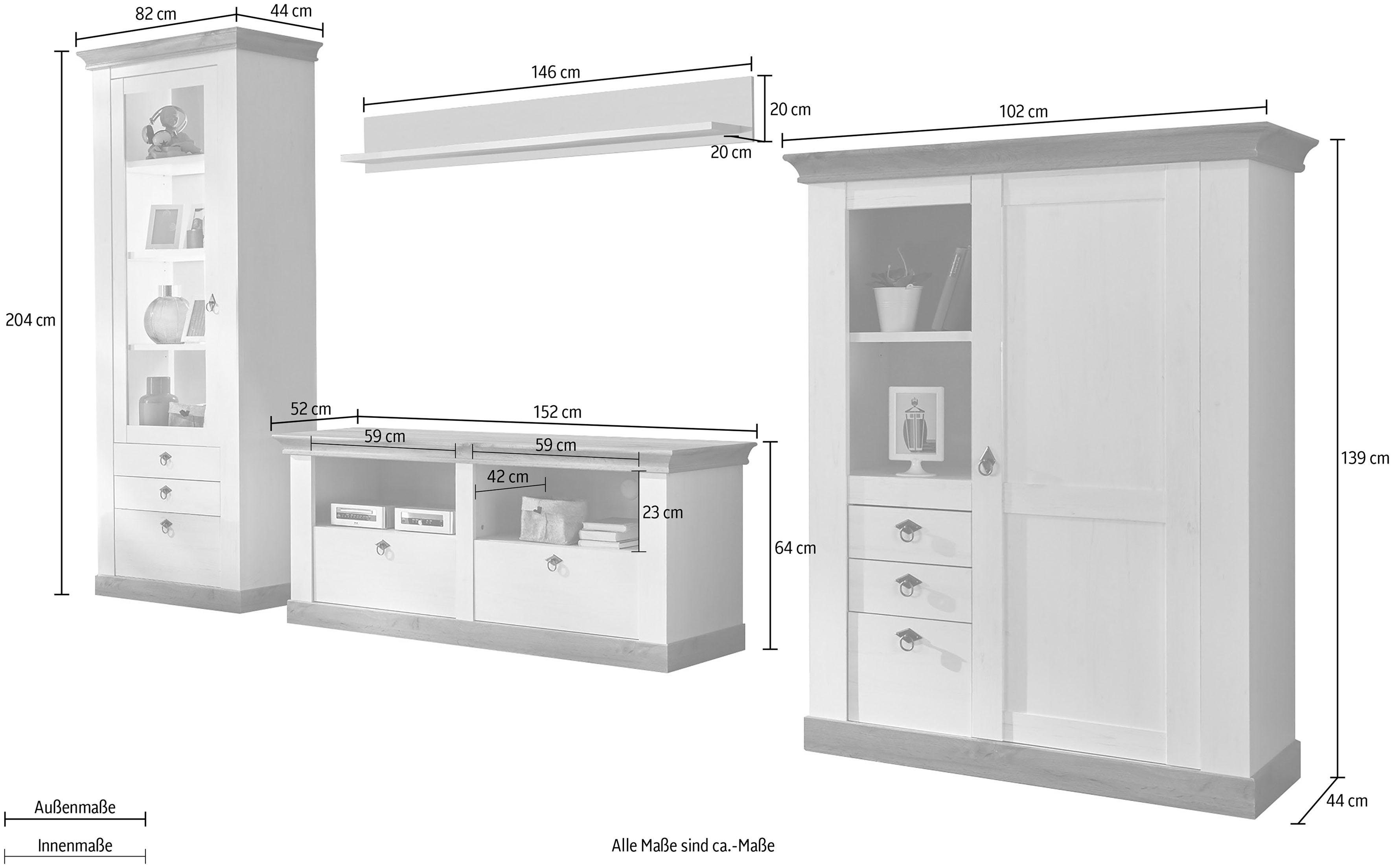 Home affaire Wandmeubel Cremona