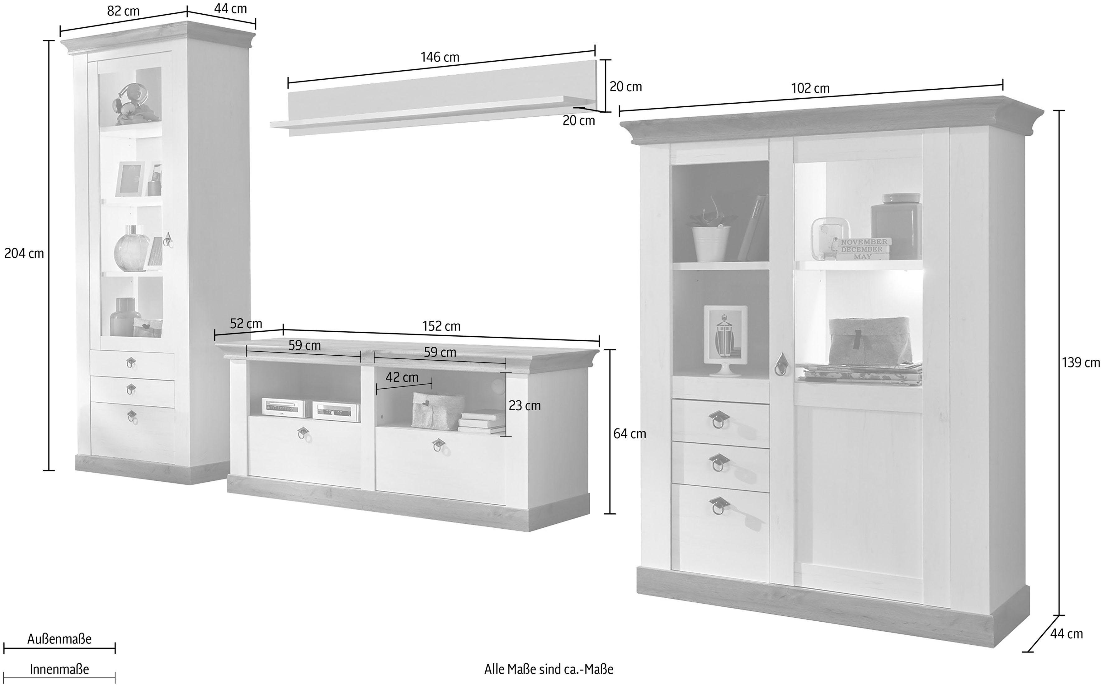 Home affaire Wandmeubel Cremona