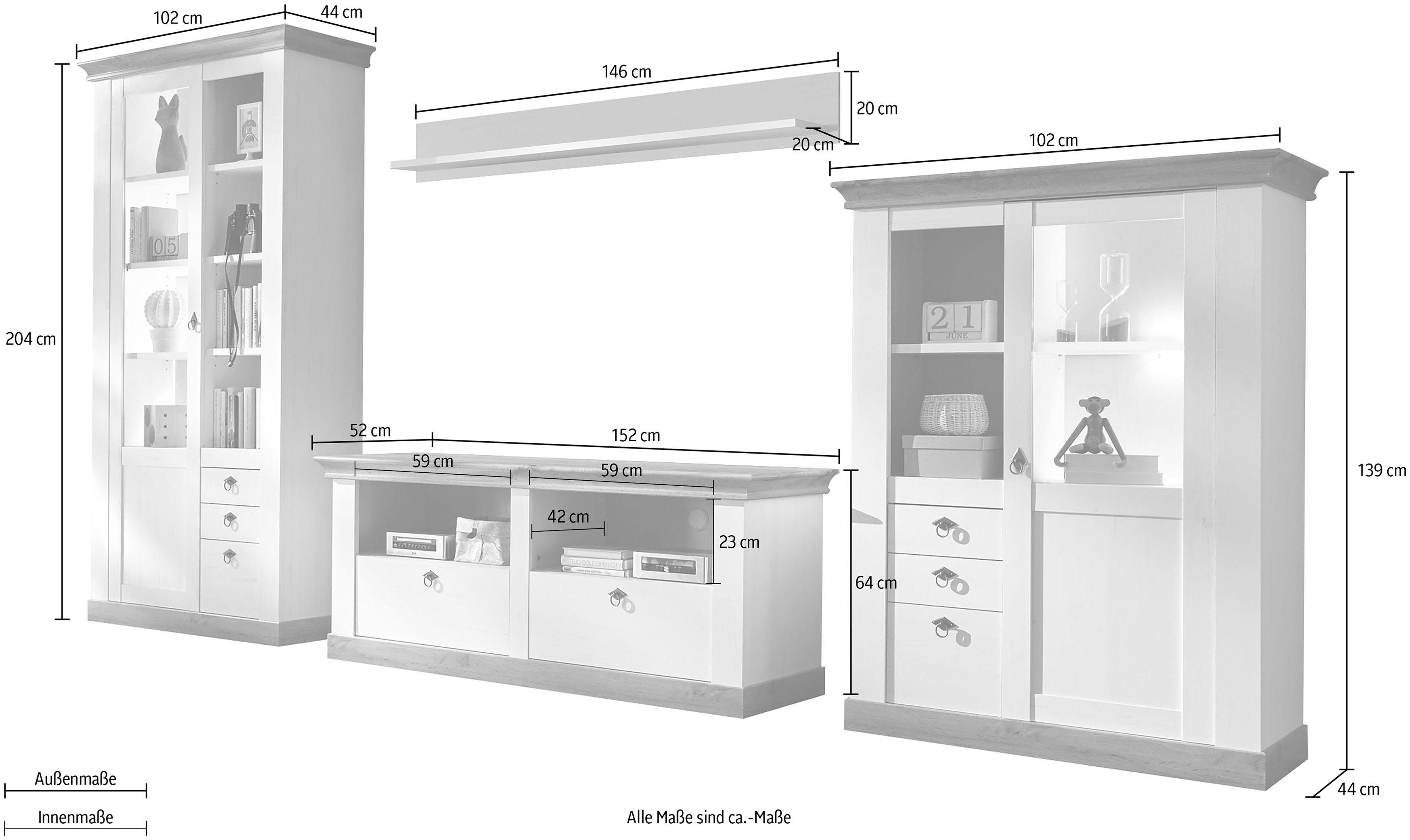 Home affaire Wandmeubel Cremona