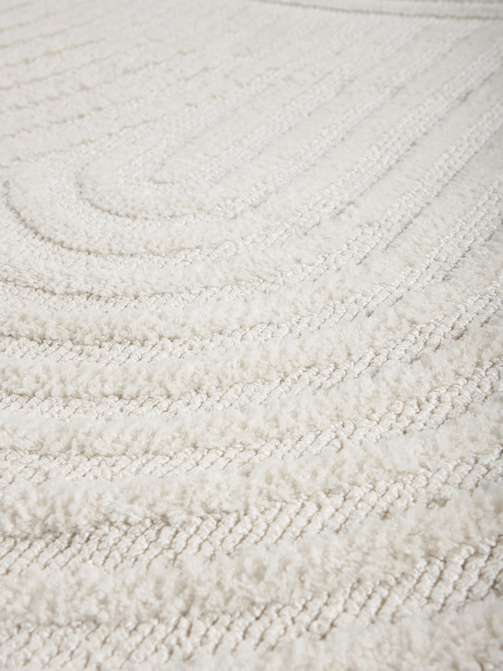 carpetfine Vloerkleed Holly 4 - Soft Touch Microvezel Tapijt Boho Scandi, zachte dichte getufte hoog-laag structuur, woonkamer