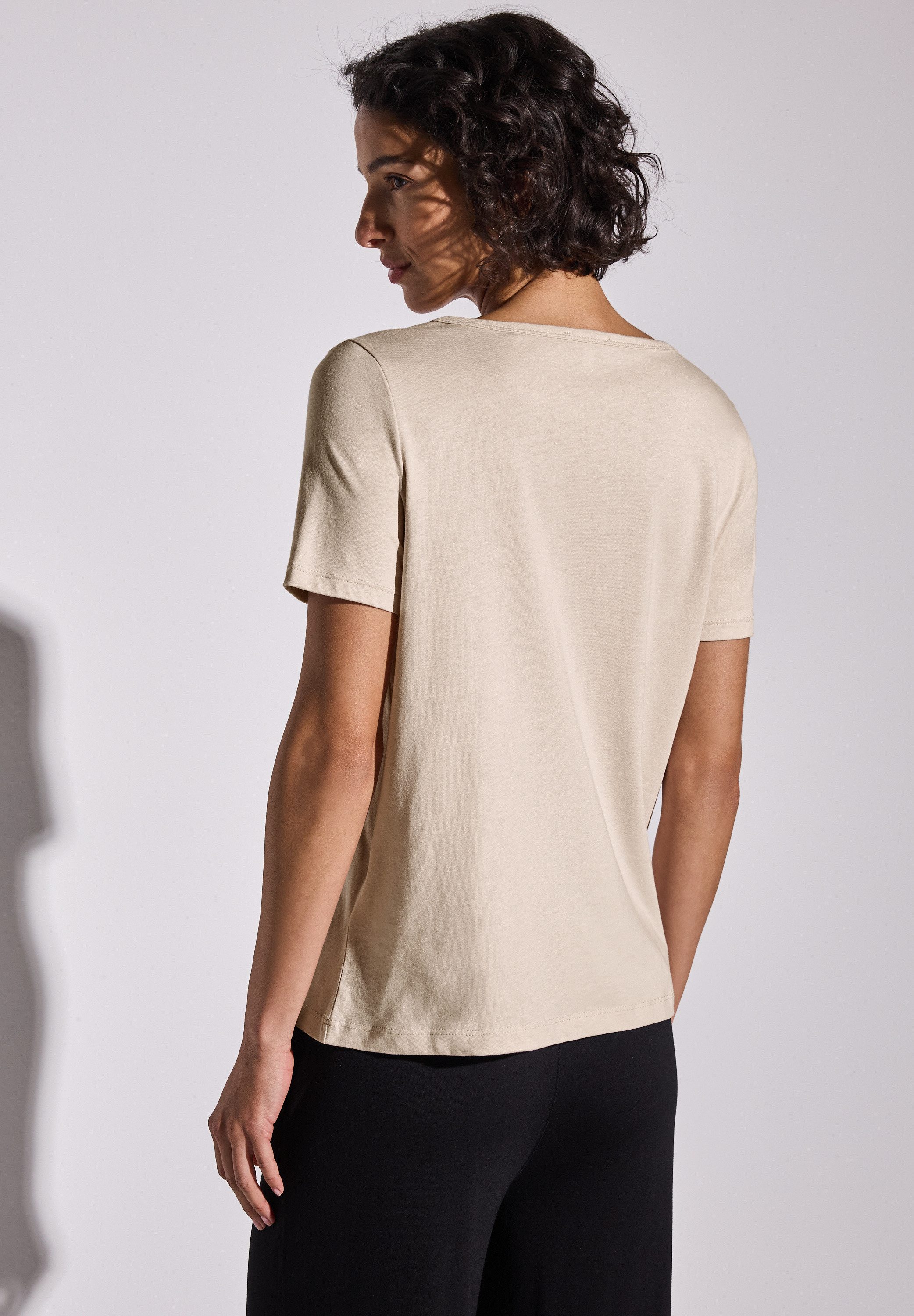 STREET ONE T-shirt met belettering