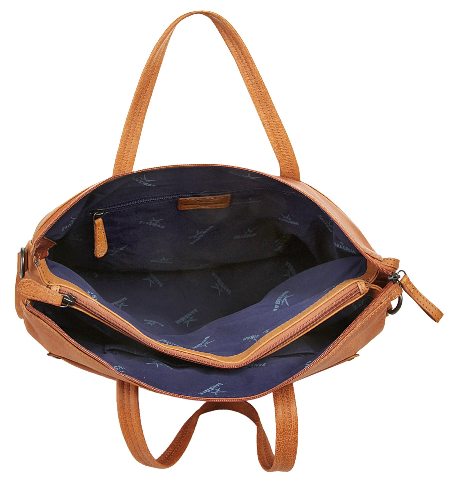 Sansibar Shopper echt leder