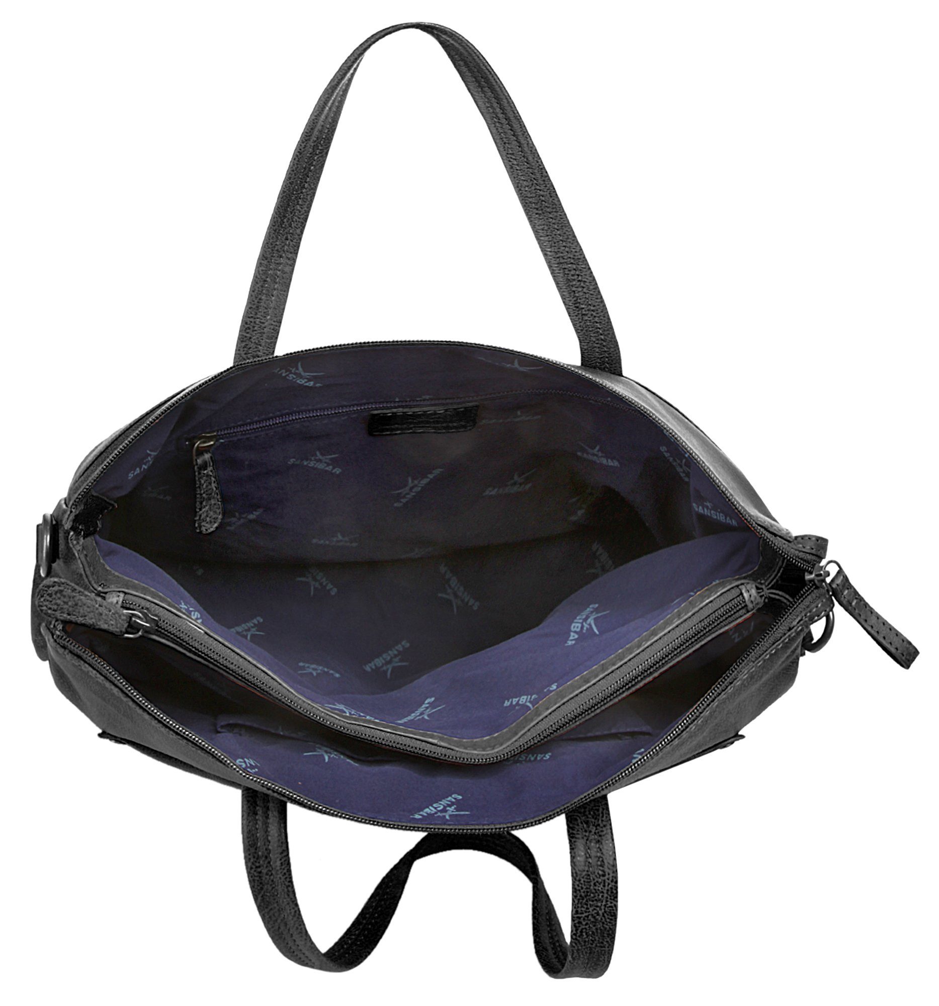 Sansibar Shopper echt leder