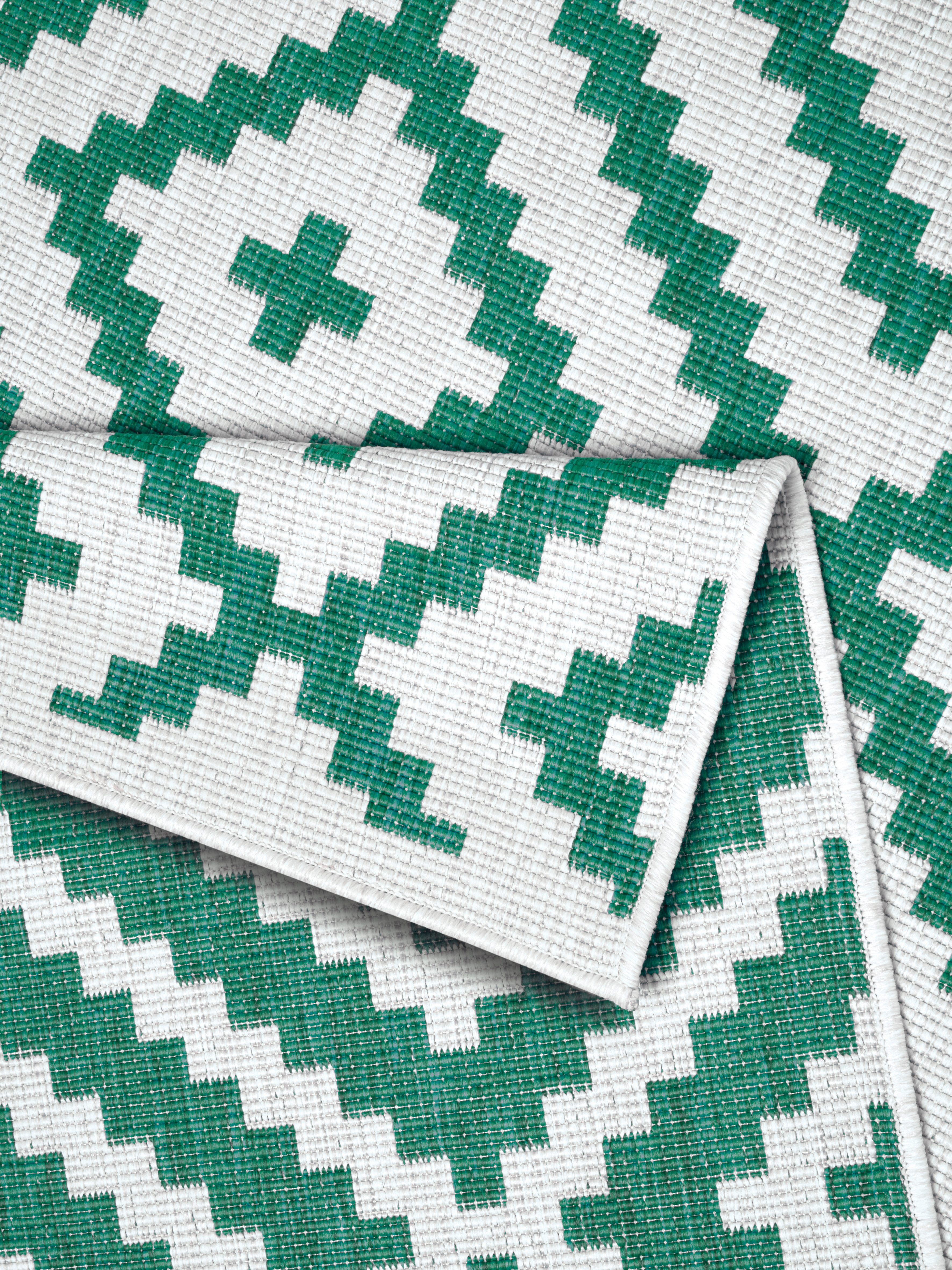 my home Vloerkleed Ronda tweezijdig te gebruiken kleed Sisal-look, platweefsel, in- en outdoor, geometrisch boho design