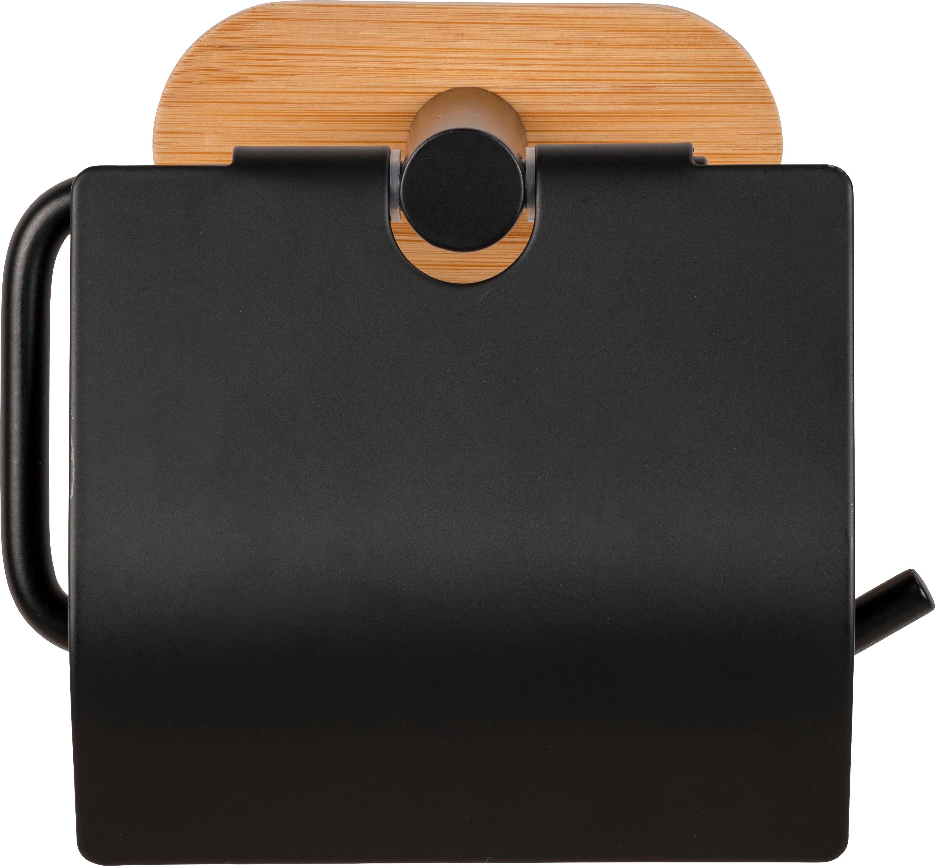 WENKO Toiletrolhouder Turbo-Loc® Orea Bamboo Bevestigen zonder boren