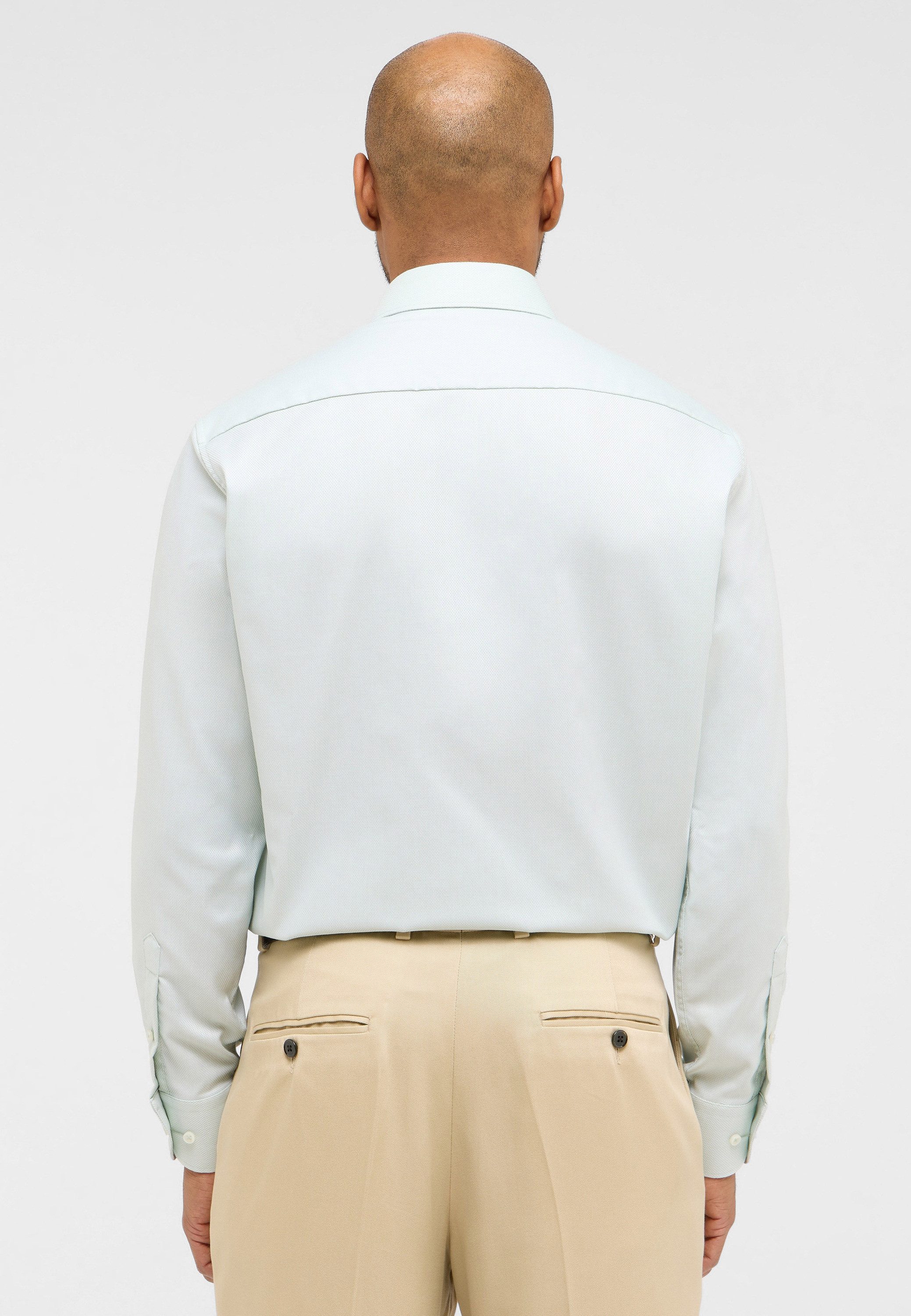 Eterna Overhemd met lange mouwen Comfort fit NON IRON (strijkvrij)