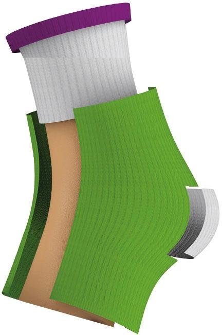 Fußgut Kousen Enkelkous stabiliseert en ondersteunt het enkelgebied bekleedt de enkel, kan verstuiking voorkomen, stabiliseert (2 paar)