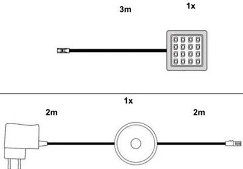 trendteam Led-kastverlichting (set)