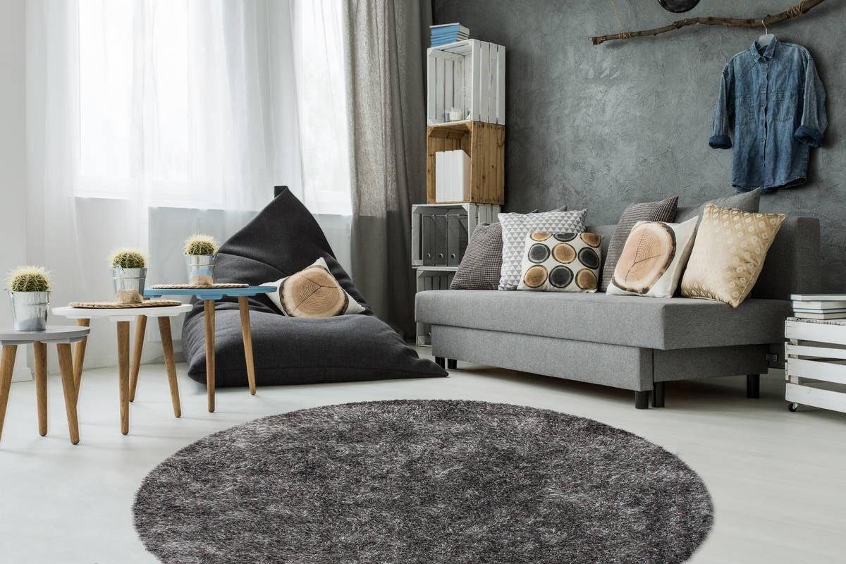 Kayoom Hoogpolig vloerkleed Diamond 700 zachte microvezel, lange pool, shaggy, mêlee, woonkamer