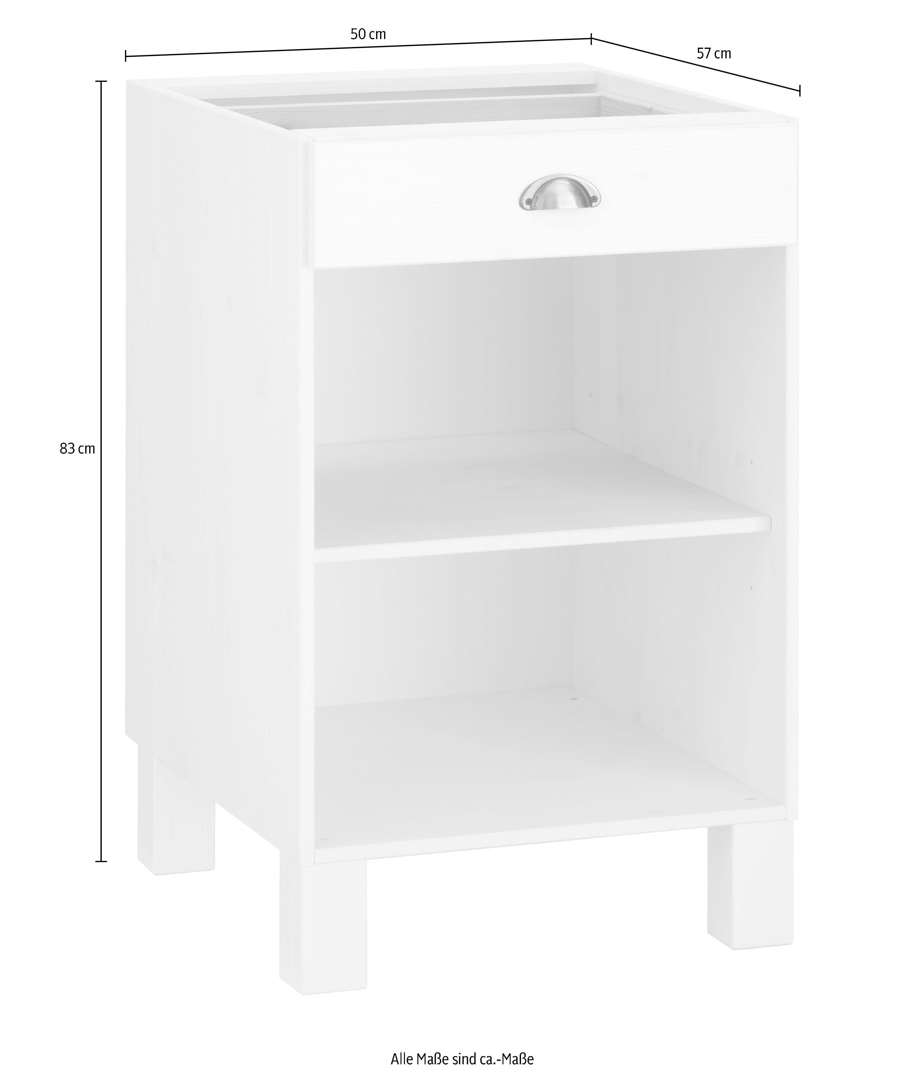 Home affaire Onderkast Oslo 50 cm breed, zonder werkblad, 1 lade, 1 plank