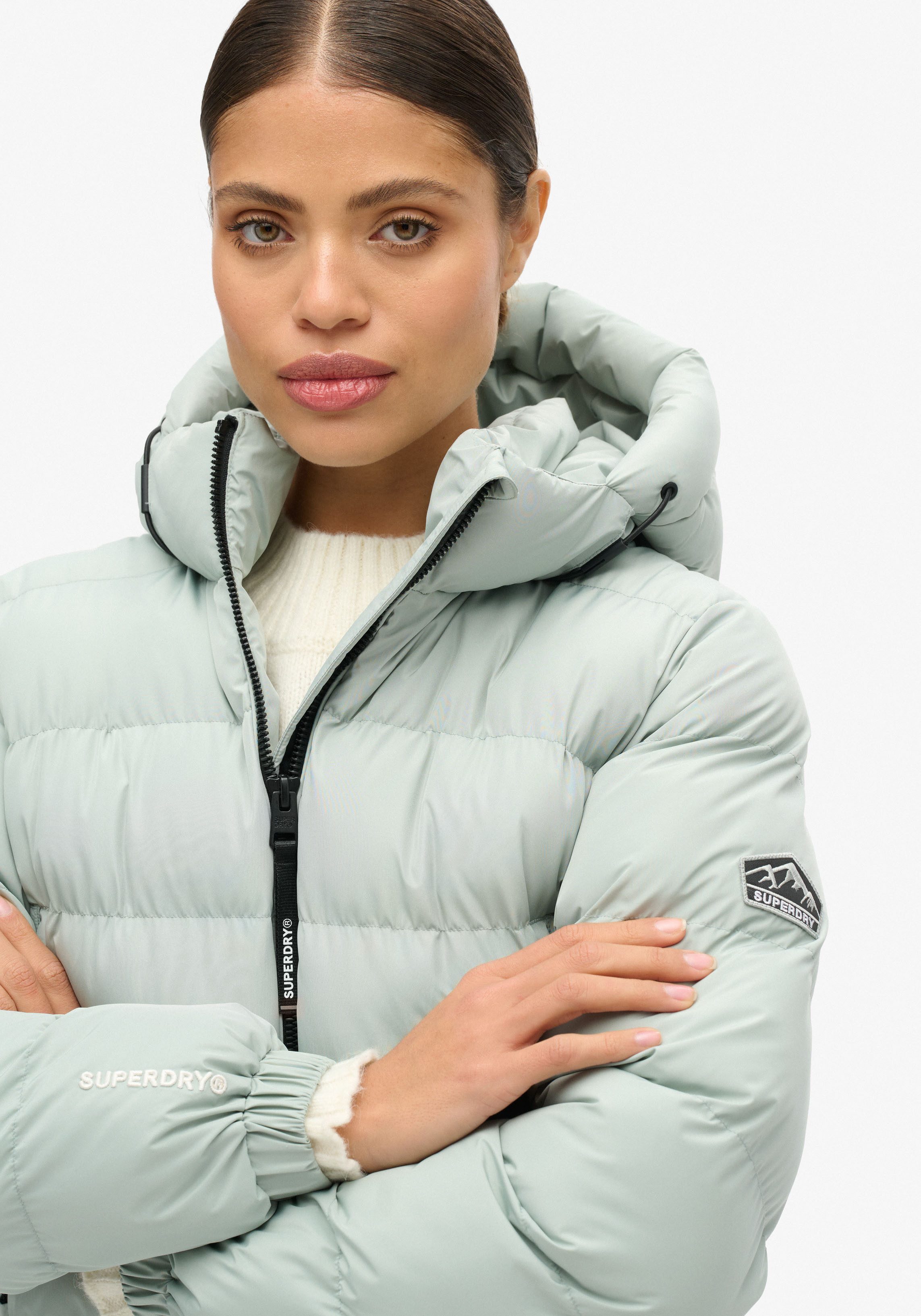 Superdry Gewatteerde jas HOODED SPORTS PUFFER JACKET