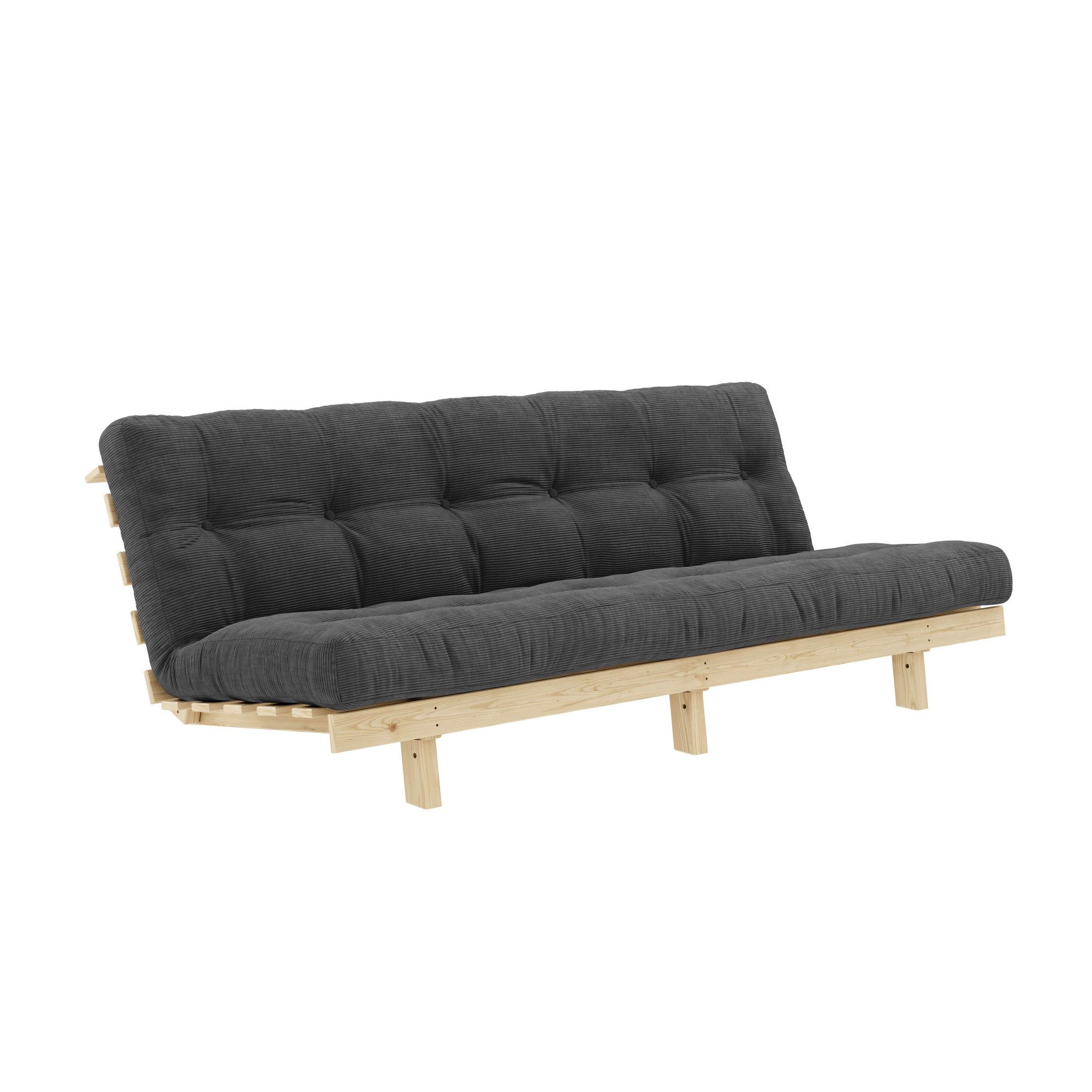 Karup Slaapbank Lean 200 slaapbank, logeerbed, bank met futonmatras Inclusief futonmatras, ligoppervlak 130x200 cm, FSC® gecertificeerd grenen (2 stuks)