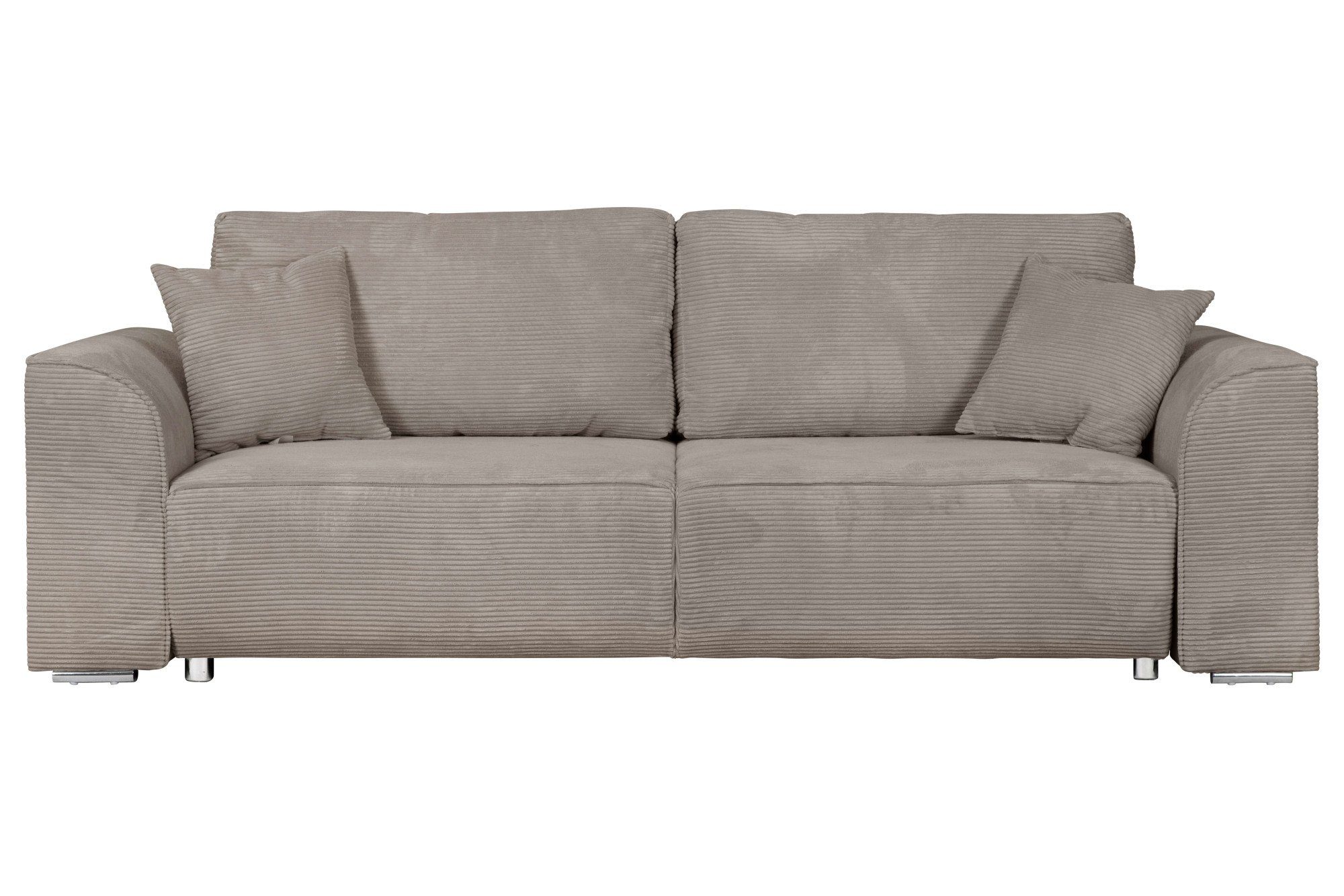 INOSIGN 3-zitsbank BEATRICE optionele slaapbank met bedlade, B/D/H 250/107/92 cm