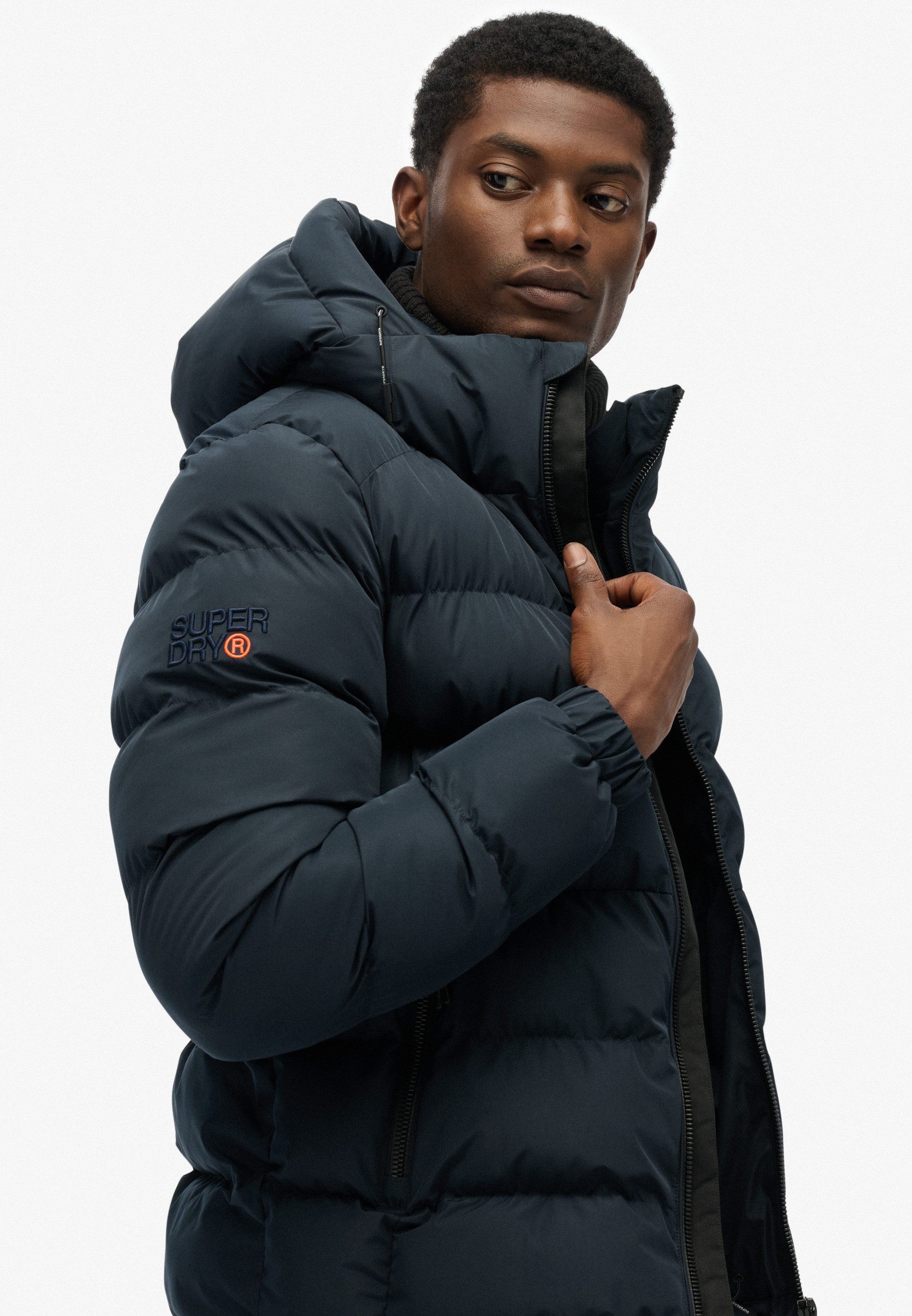 Superdry Gewatteerde jas HOODED SPORTS PUFFER JACKET