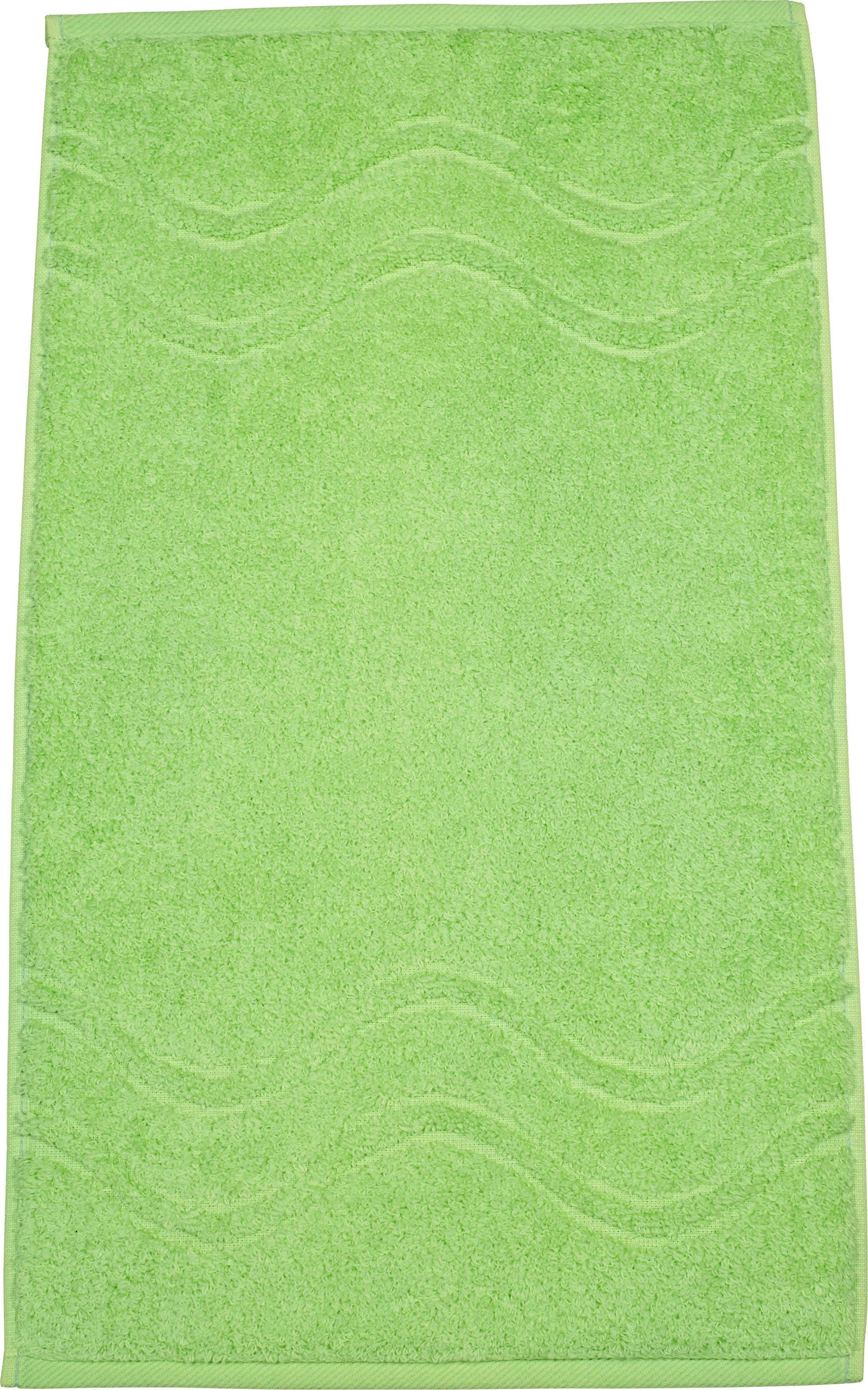 ROSS Gastendoek Cashmere feeling met golven-randdessin (6-delig)