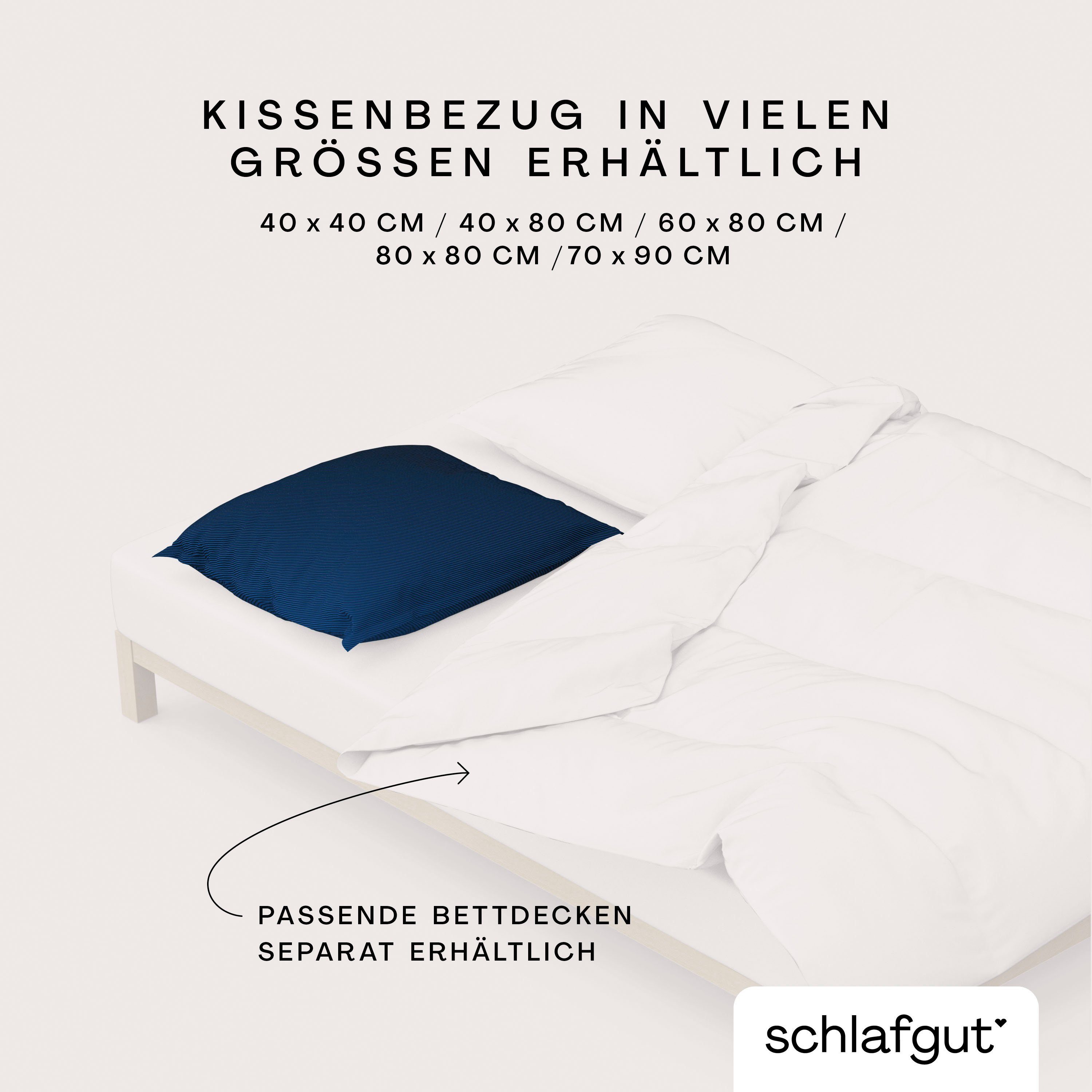 Schlafgut Kussenovertrek Woven Satin Fade (1 stuk)
