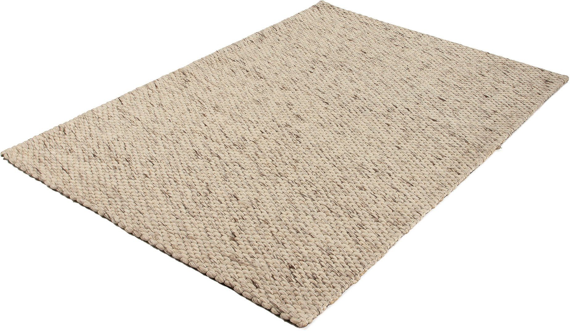 carpetfine Wollen kleed Sina Handgeweven tapijt, 100% wol, gemêleerd, handgeweven, zacht & knuffelig