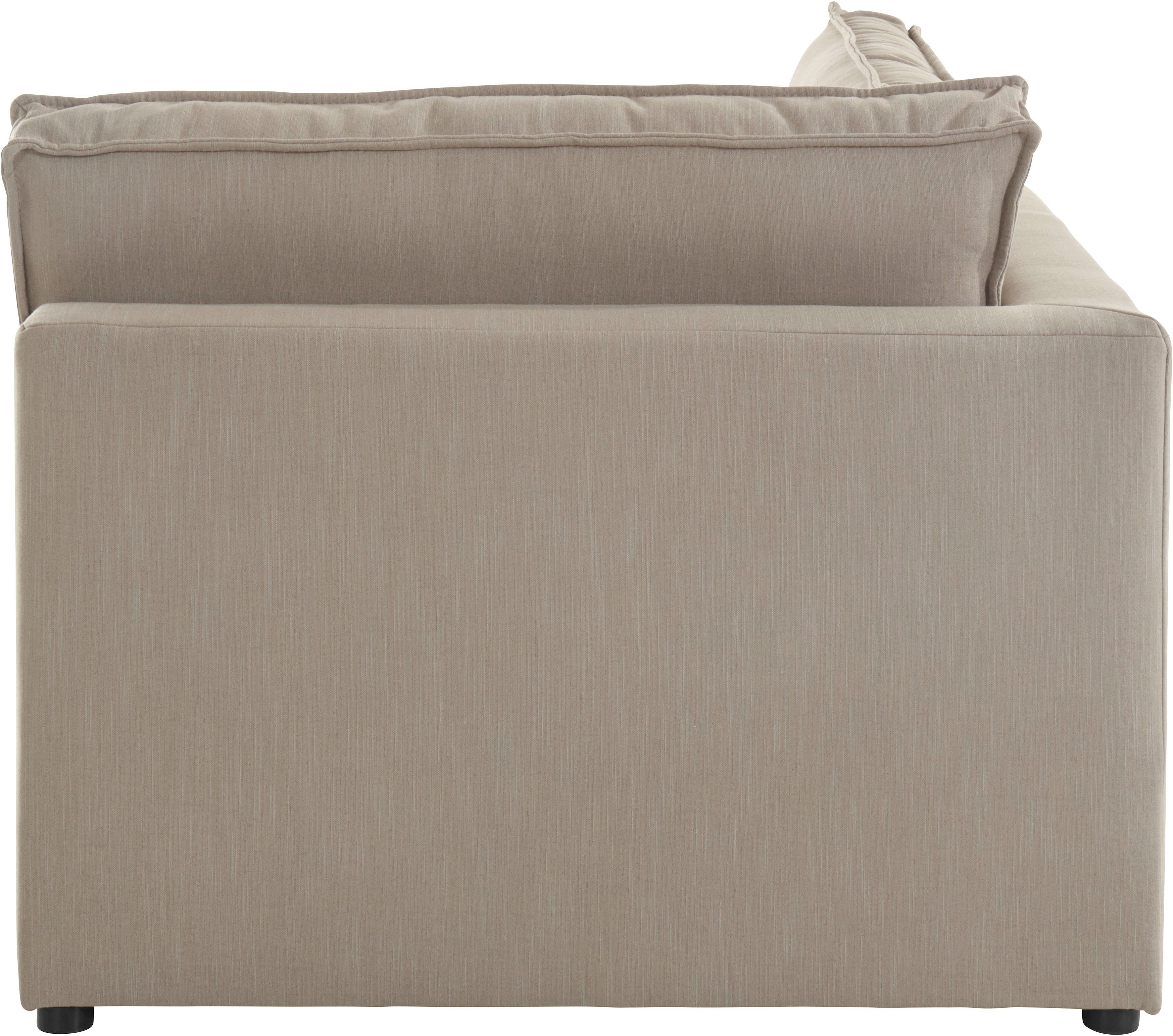 RAUM.ID Bank-hoekelement Florid Deel van een modulaire bank , stevig zitcomfort, ook in cord