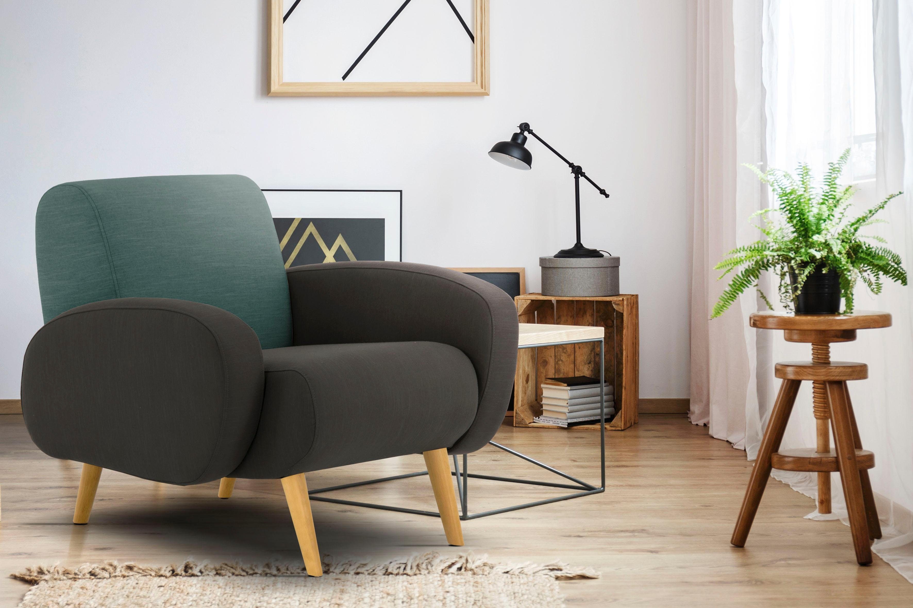 Home affaire Fauteuil Tox in buitengewoon stijlvolle look