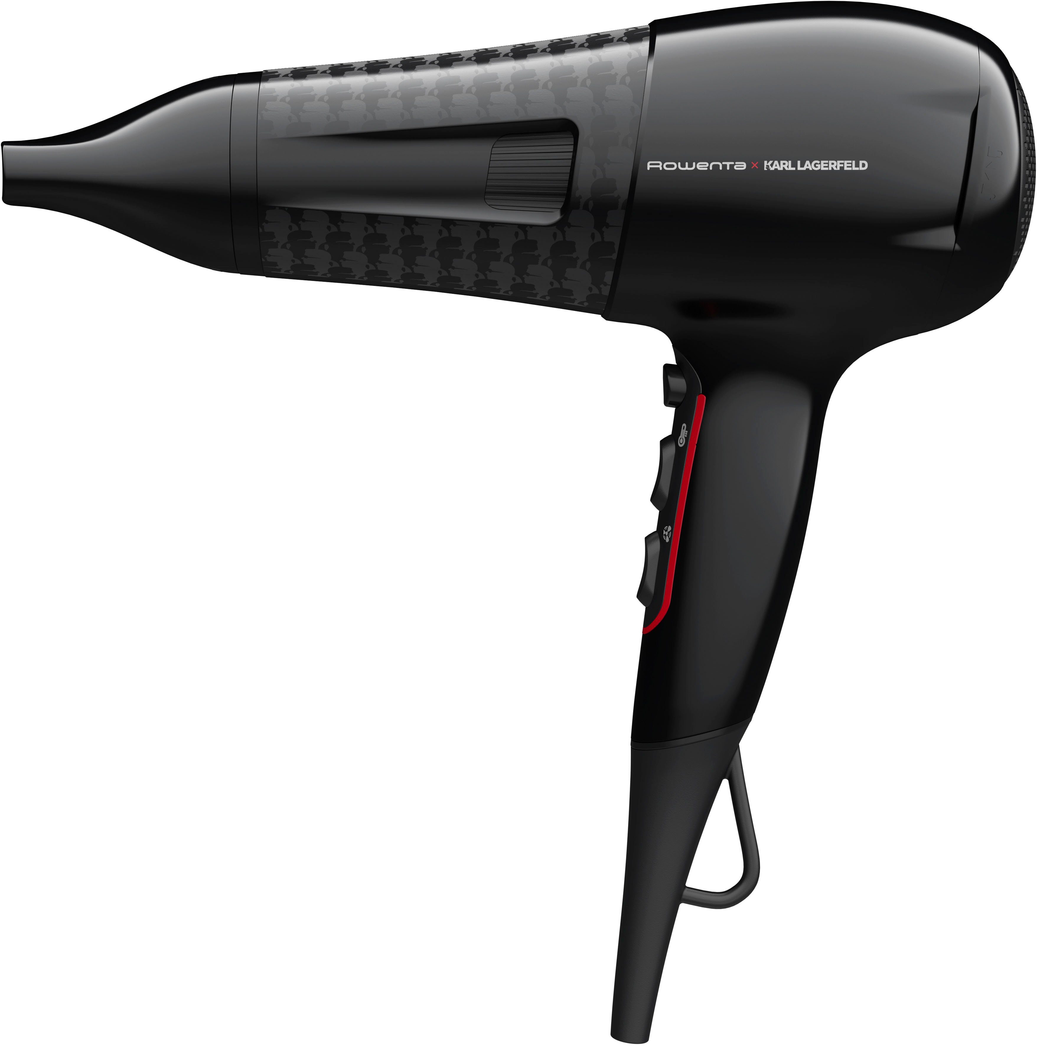 Rowenta Haardroger ROWENTA x Karl Lagerfeld CV591L Powerline 2100w, ionen, energiebesparende motor, koude lucht, 6 instellingen