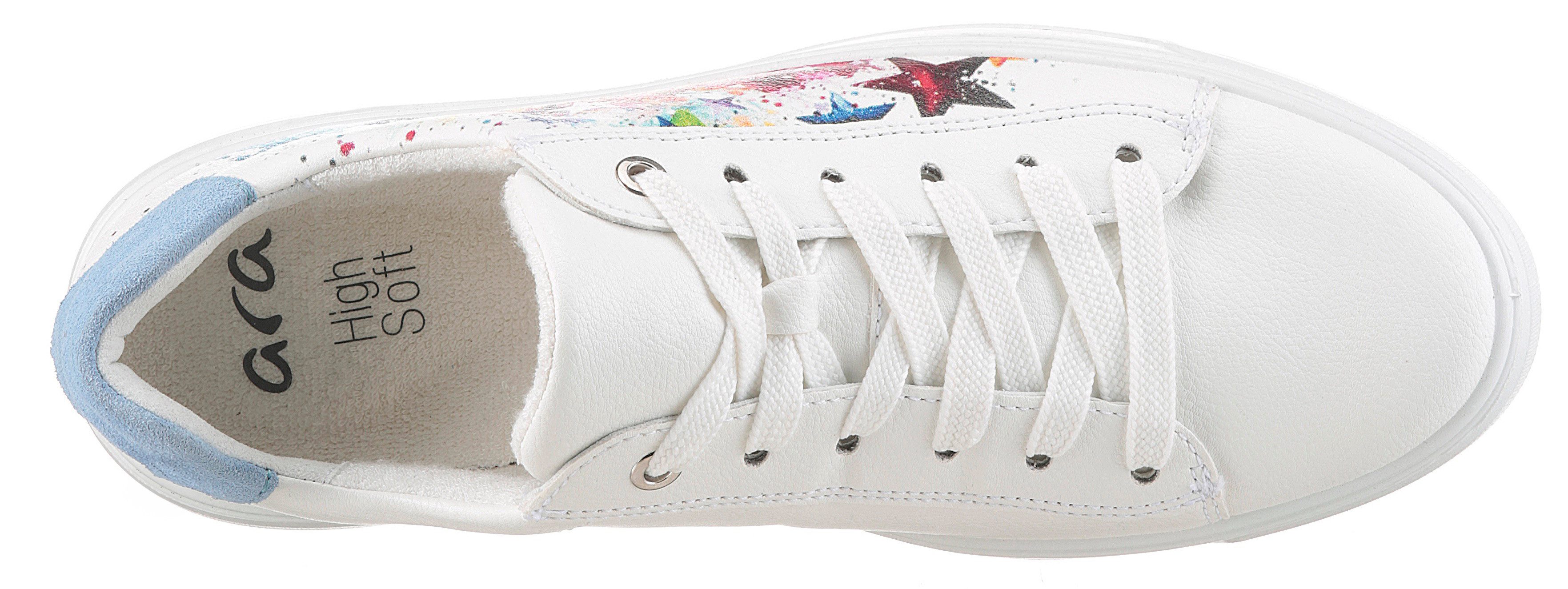 Ara Plateausneakers CANBERRA , vrijetijdsschoen, plateausneaker in comfortabele schoenwijdte g (= breed)