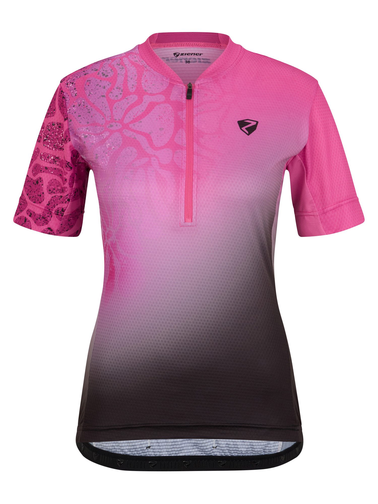 Ziener Fietsshirt NELENIA-Z dames shirts maat 44 roze