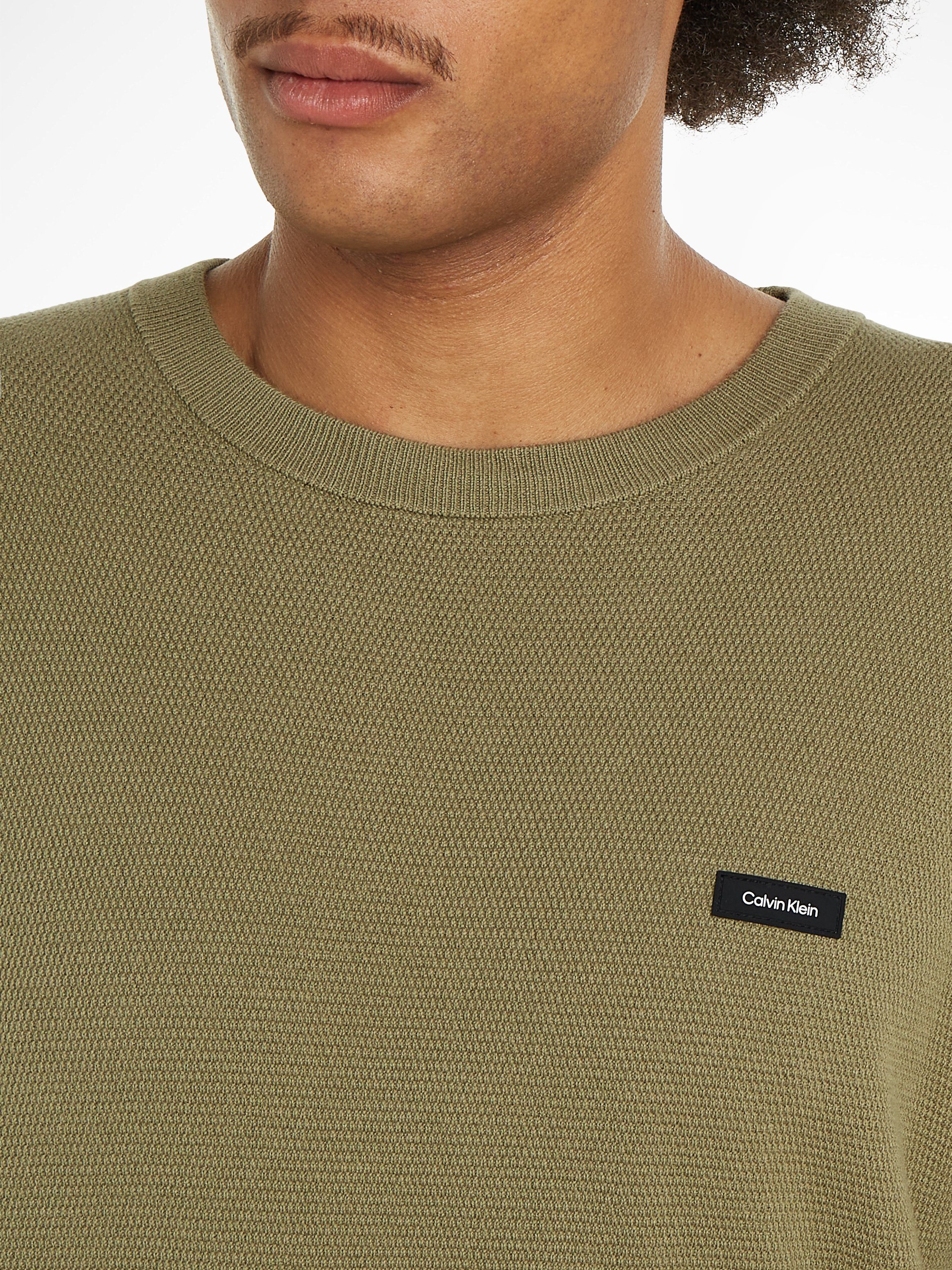 Calvin Klein Trui met ronde hals TEXTURED CN SWEATER
