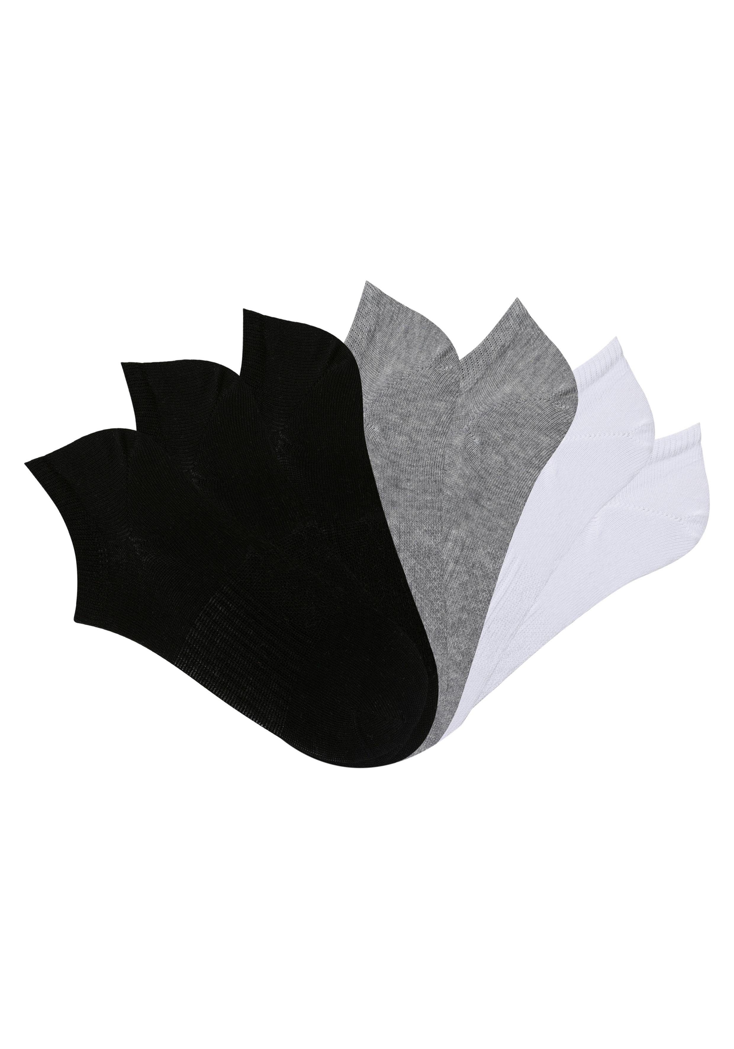 active by Lascana Sneakersokken met middenvoetelastiek (set, 7 paar)