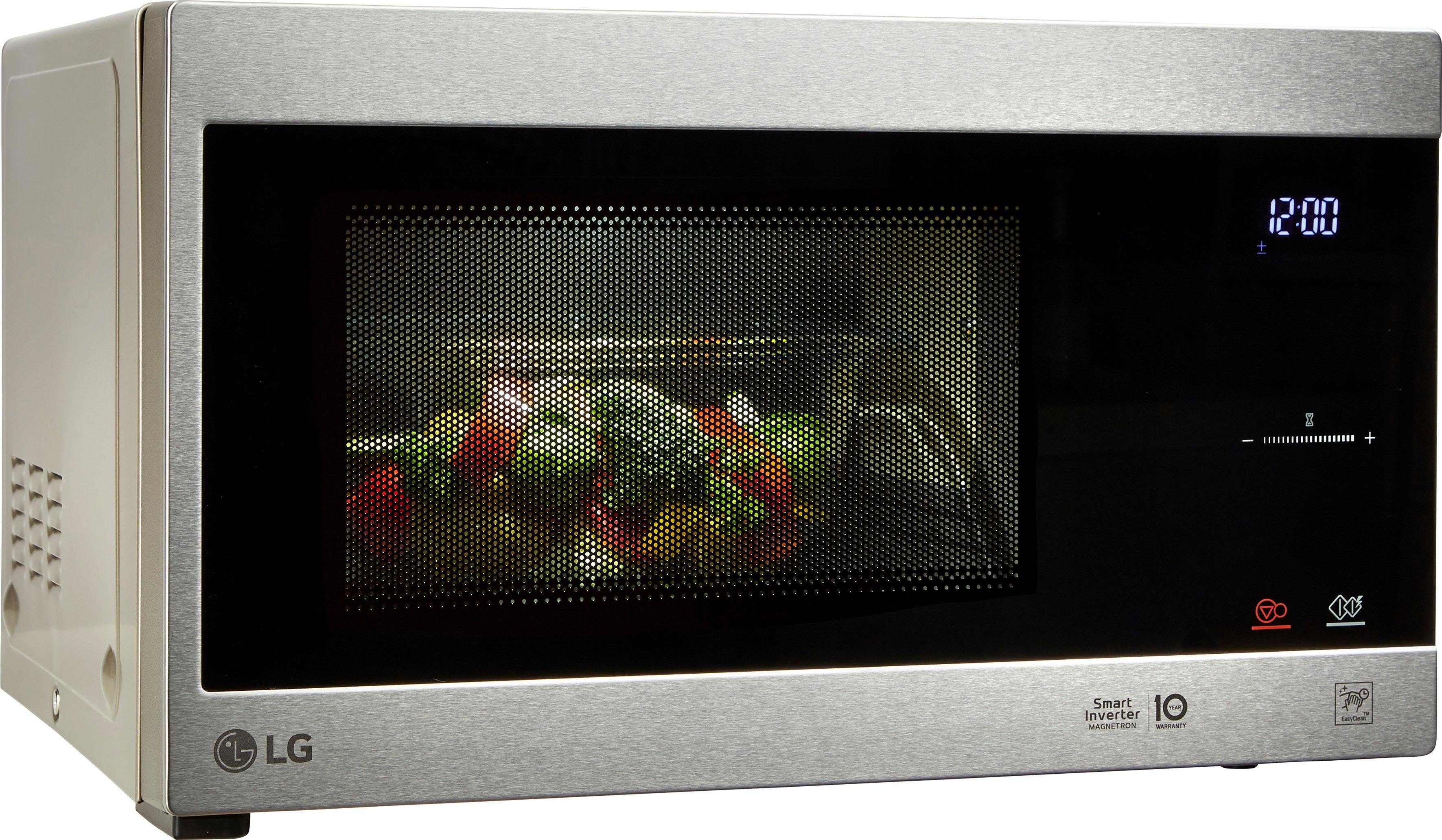 LG Magnetron MS 2595 CIS Smart Inverter technologie, echt glazen front